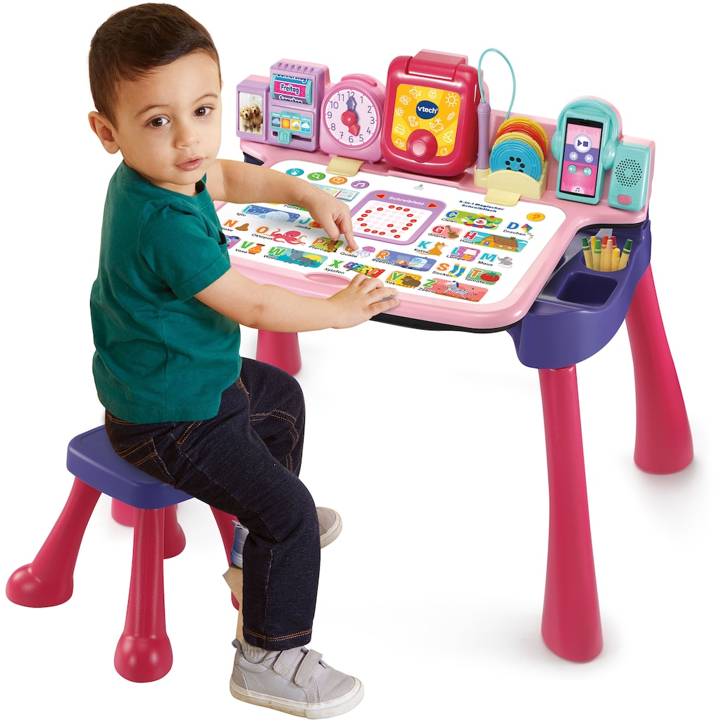 Vtech® Spieltisch »Ready Set School, 5in1 Magischer Schreibtisch, pink«