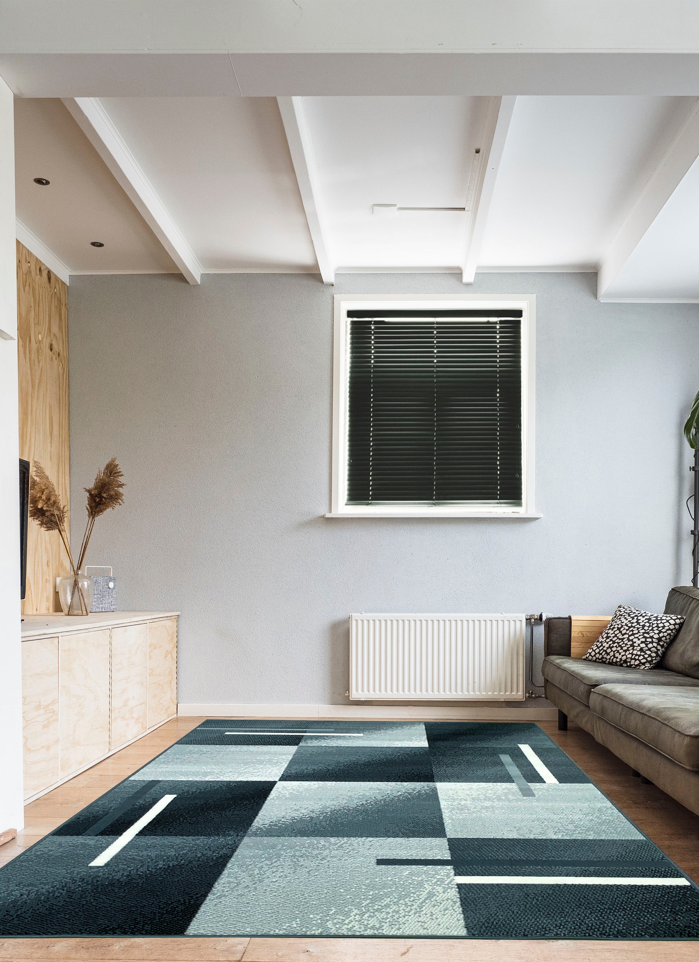 my home Teppich »Nolan«, rechteckig, modernes Design, Kurzflor, ideal im Wohnzimmer & Schlafzimmer