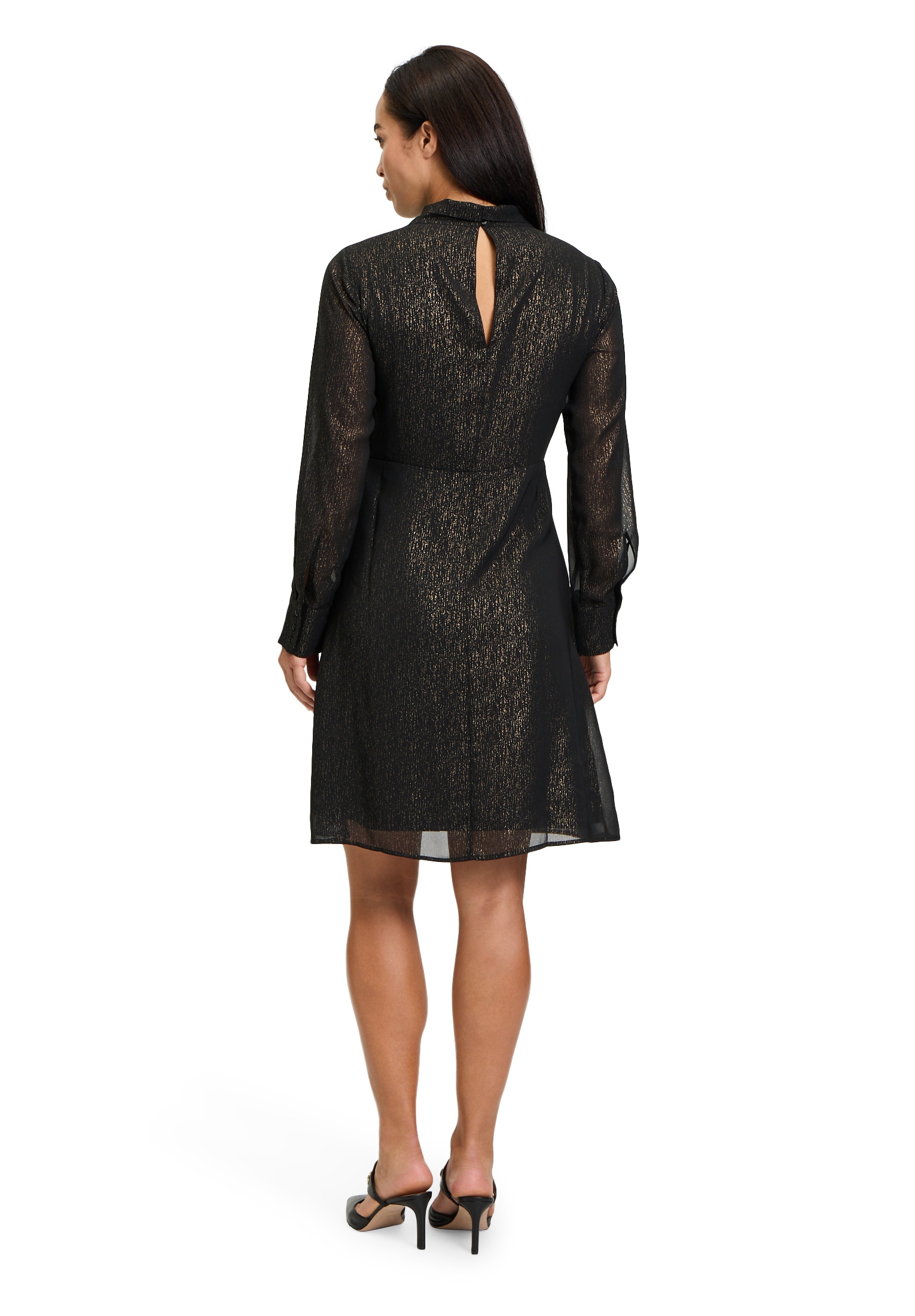 Cartoon Chiffonkleid »Chiffonkleid mit Schleifenknoten«