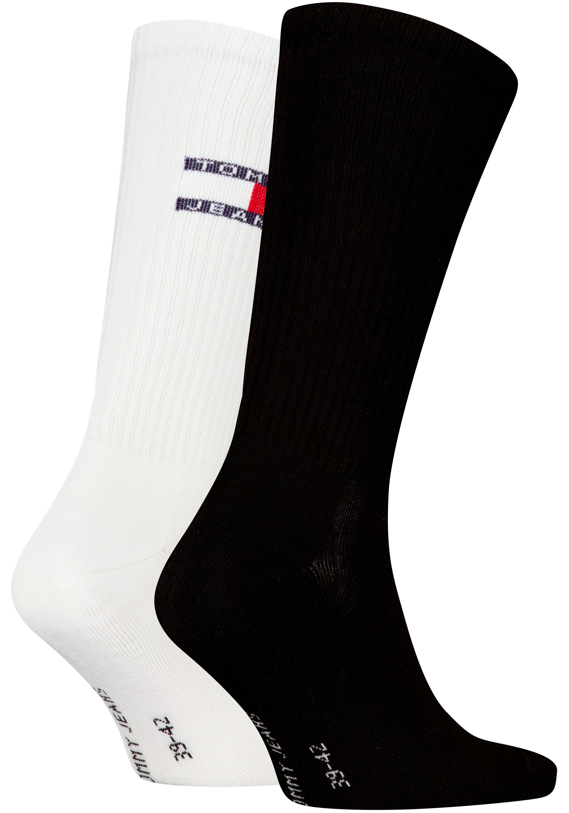 Tommy Hilfiger Socken, (2 Paar), mit markanter Stickerei