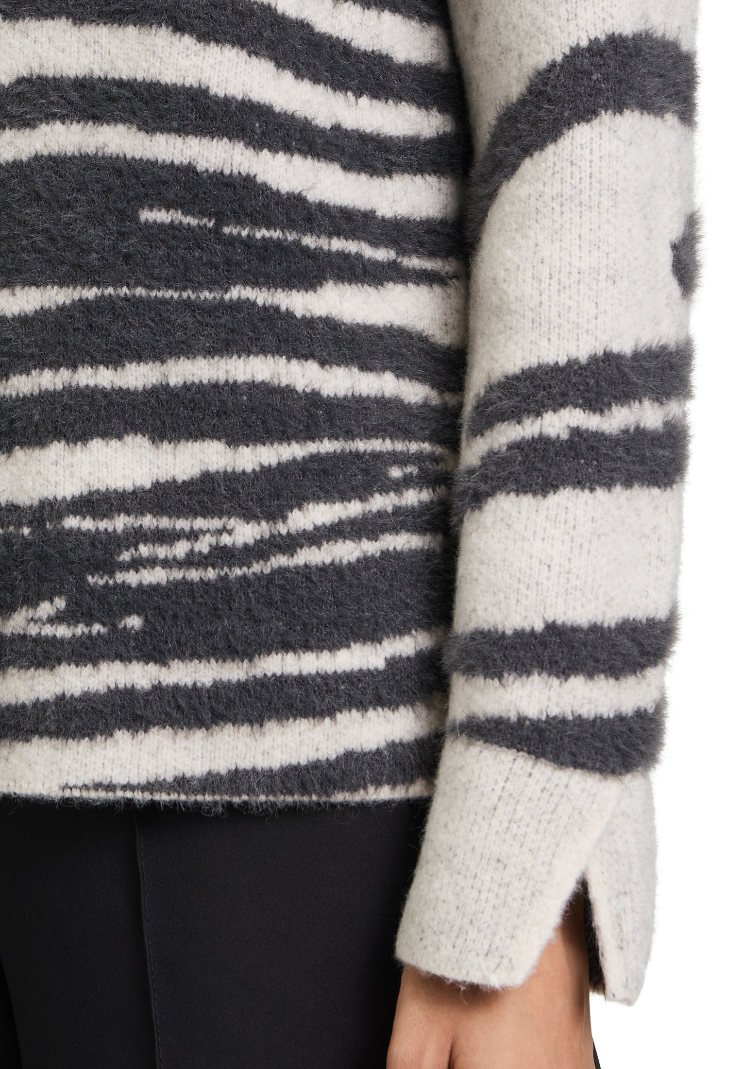 Betty Barclay Rundhalspullover »Grobstrick-Pullover mit Jacquard«