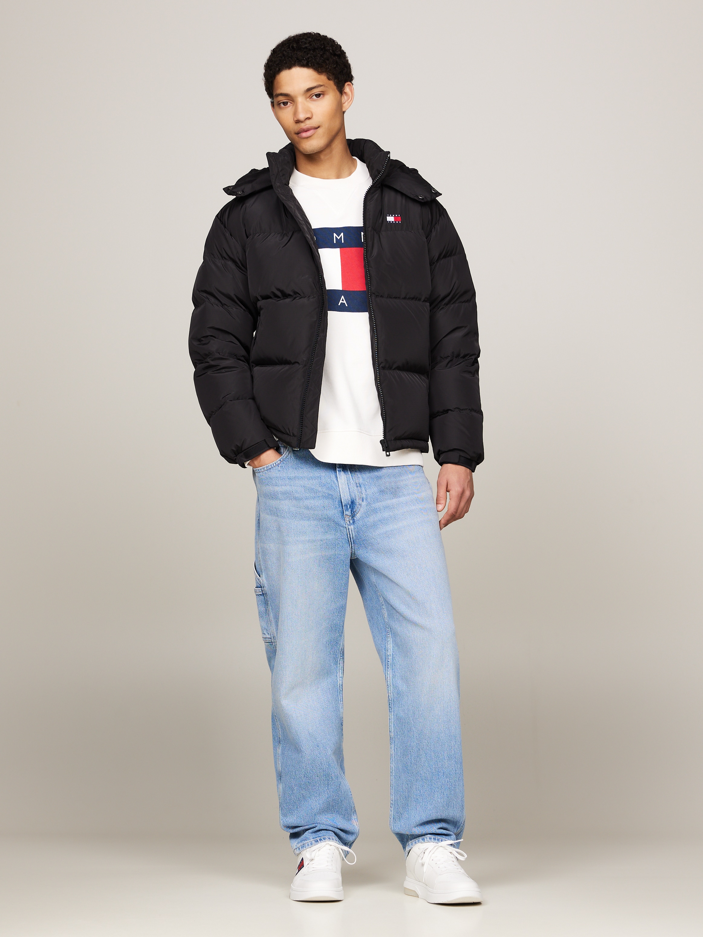 Tommy Jeans Steppjacke »TJM ALASKA PUFFER EXT«, mit Kapuze