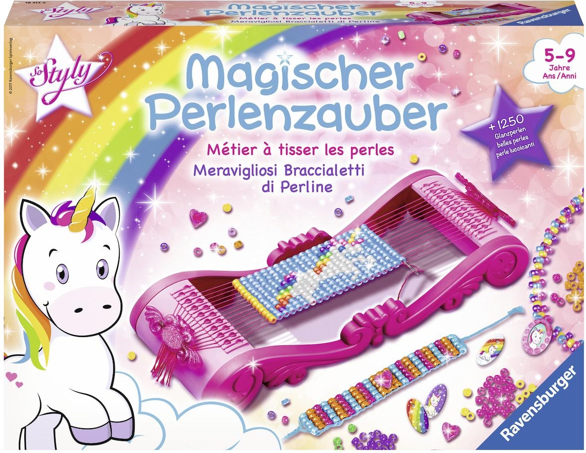 Kreativset »So Styly, Magischer Perlenzauber Einhorn«, (Set), Made in Europe; FSC® -...