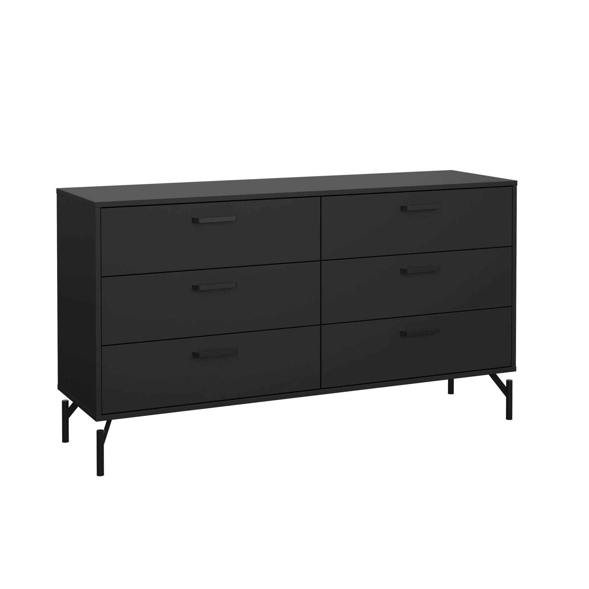 INOSIGN Kommode »Dana, Aufbewahrung, Schubladenschrank, Stauraum« Sideboard mit 6 Schubladen, Metallbeine, Breite 138 cm