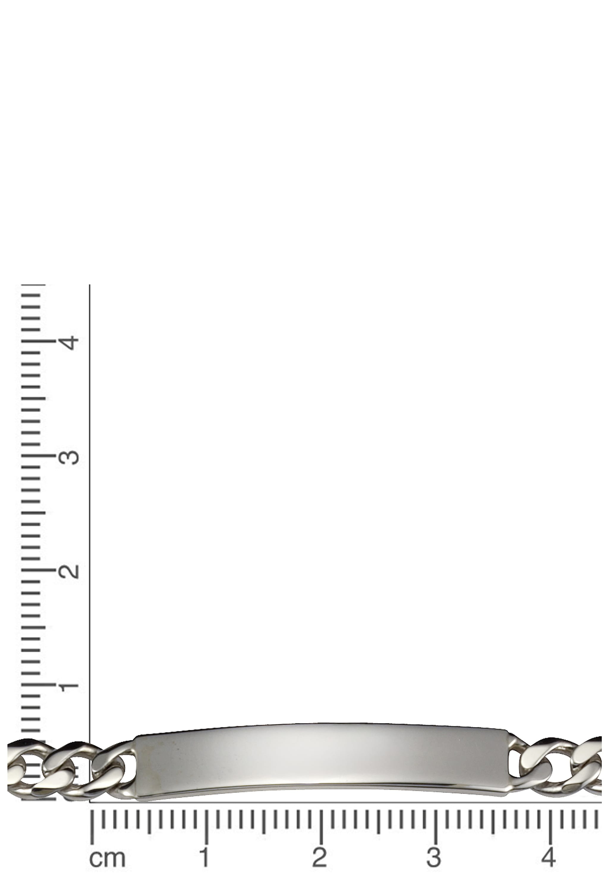 Firetti Armband »Schmuck Geschenk Silber 925 Armkette ID-Platte Panzerkette«