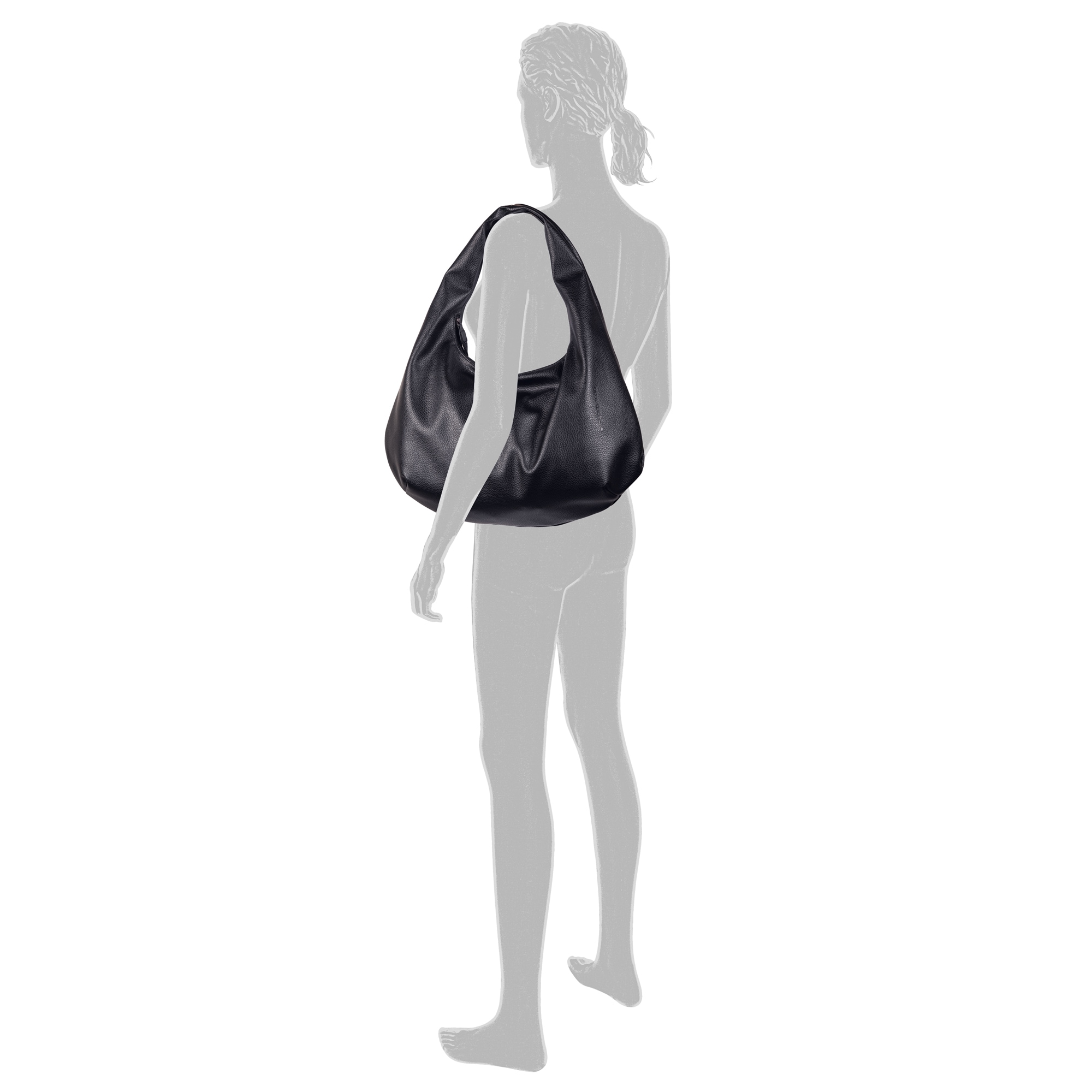 TOM TAILOR Hobo »Tianna«, ein besonderer Handschmeichler in Oversize mit klarer Farbgebung