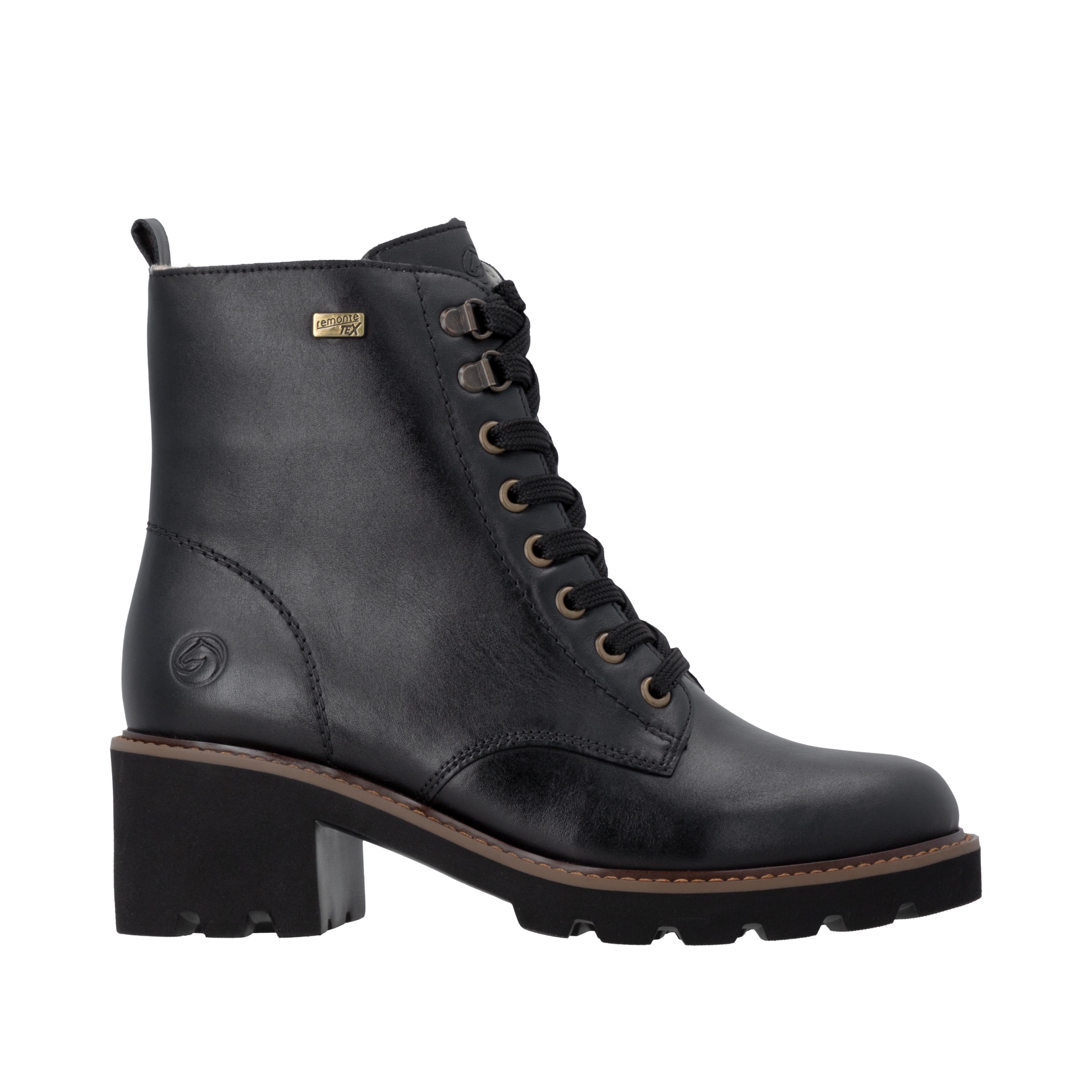 Remonte Schnürboots  Schnürstiefelette mit wasserabweisender TEX-Membrane, Reißverschluss