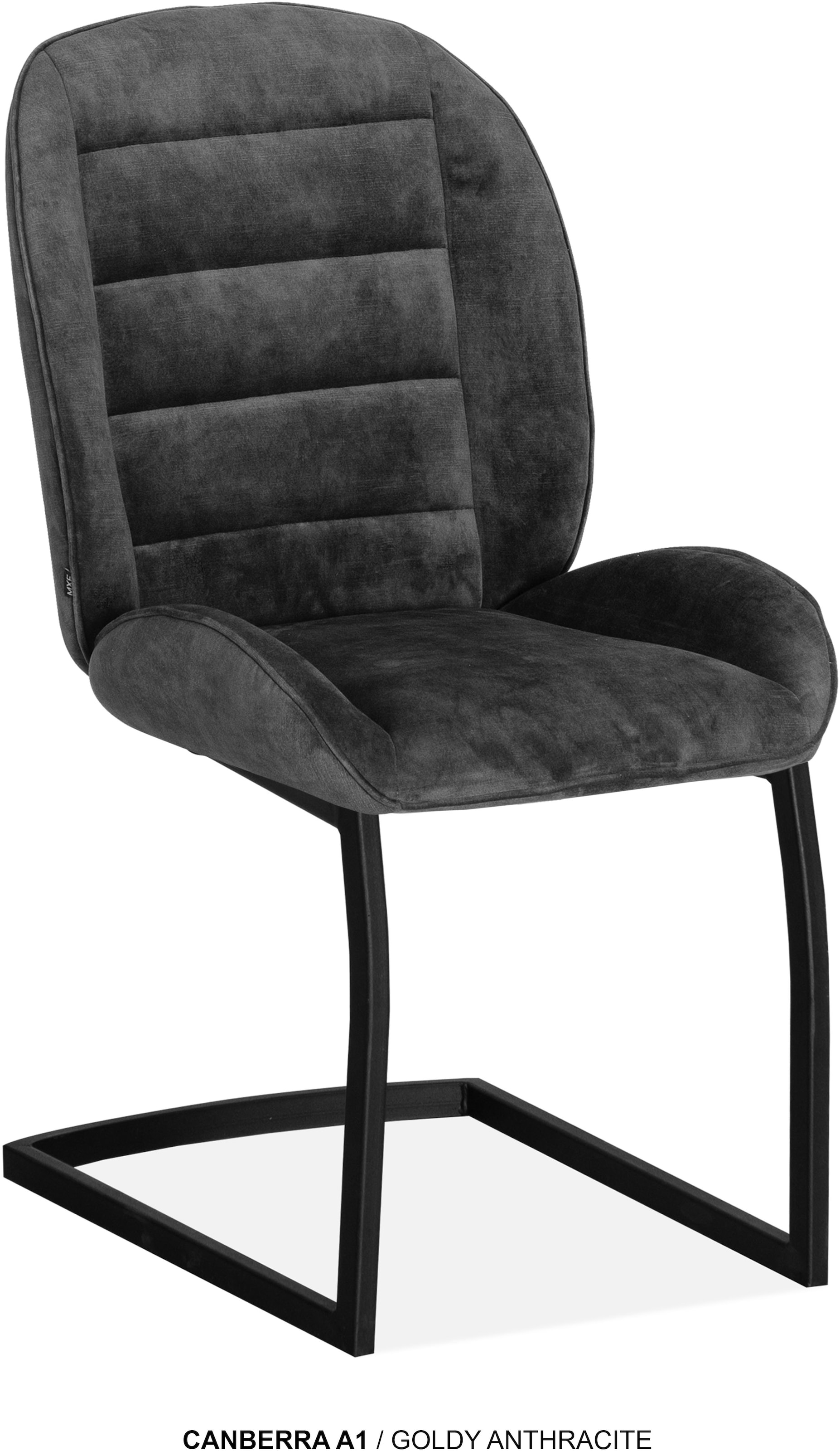 OMG Design Esszimmerstuhl »Canberra« (Set) 1 Stk.Esszimmerstuhl, pflegeleichter Samtvelour Bezug