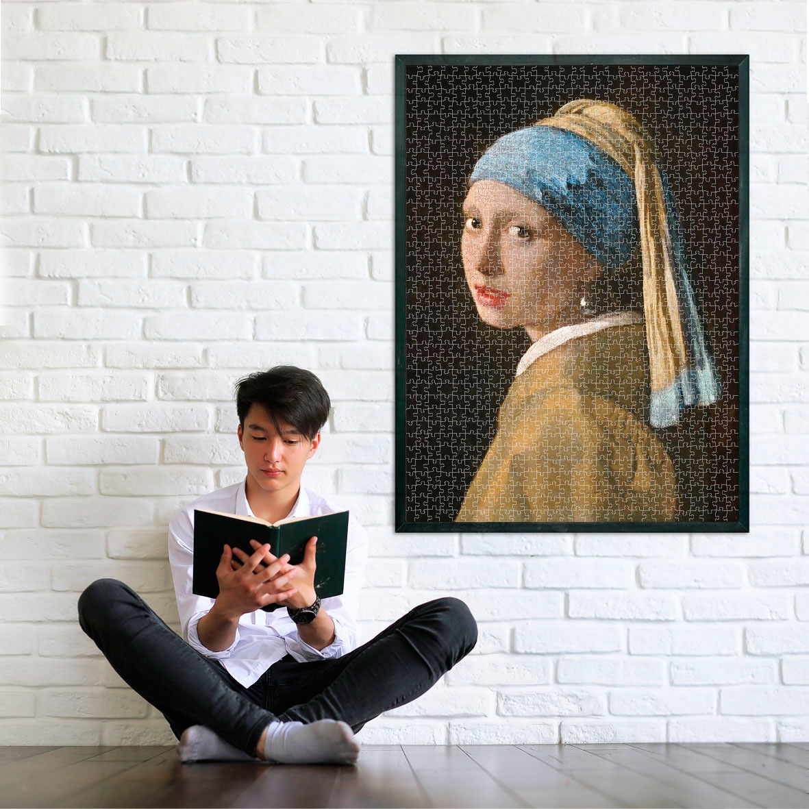 Clementoni® Puzzle »Museum Collection, Vermeer - Das Mädchen mit dem Perlenohrring«, Made in Europe, FSC® - schützt Wald - weltweit