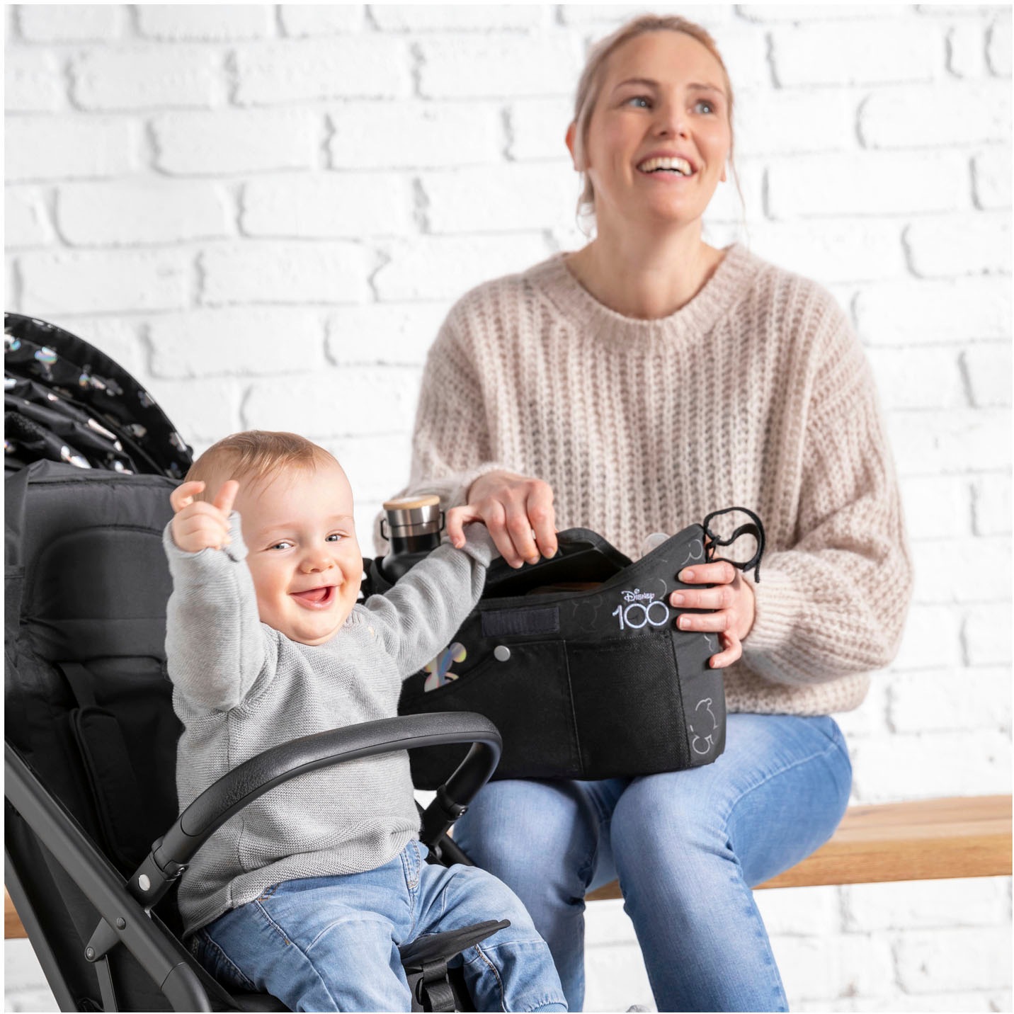 Hauck Kinder-Buggy »Travel N Care Disney 100«, 22 kg, inklusive Kinderwagenorganizer