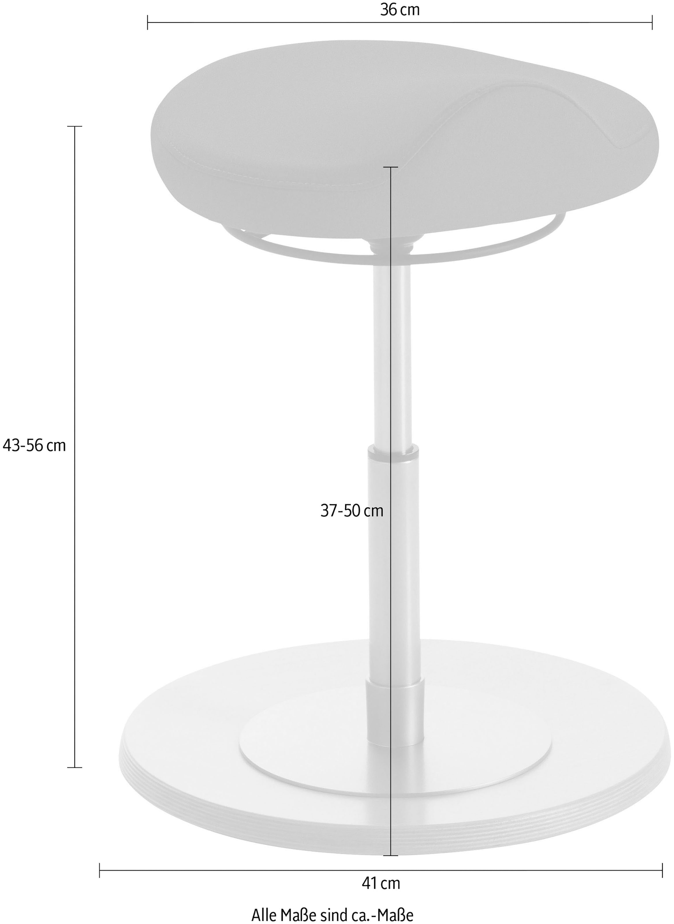 Mayer Sitzmöbel Sitzhocker »1102«, (1 St.), Kinderpendelhocker mit ergonomisch geformtem Komfortsitz 1102