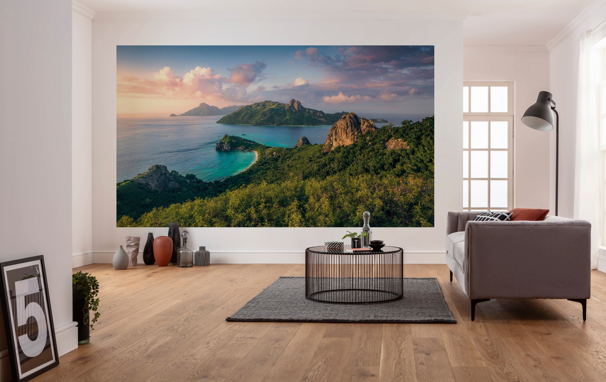 Komar Vliestapete »Digitaldruck Vlies - Monkey Island - Größe 350 x 200 cm«, bedruckt, Wohnzimmer, Schlafzimmer