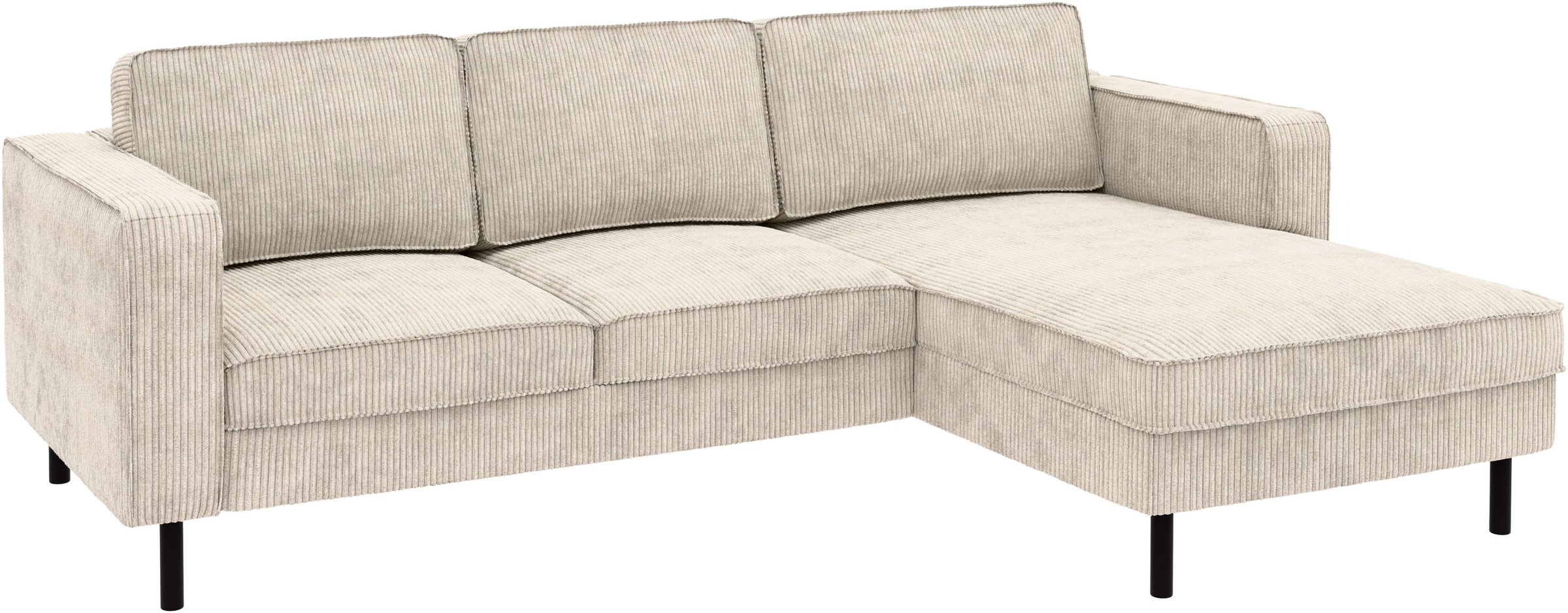 TRENDMANUFAKTUR Ecksofa »Watkins, Couch wahlweise mit Schlaffunktion & Bettkasten, auch in Cord«, Recamiere beidseitig montierbar, OTTOs Choice, Breite 232 cm