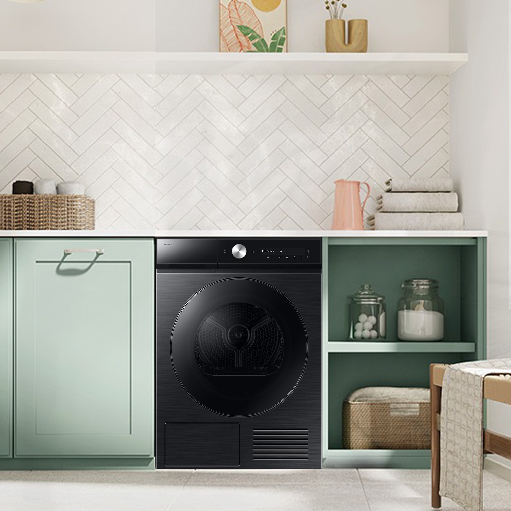 Samsung Wärmepumpentrockner »DV90DB7845GBU2« DV7400D QuickDriveᵀᴹ Option ‑ Spart bis zu 35 % Zeit