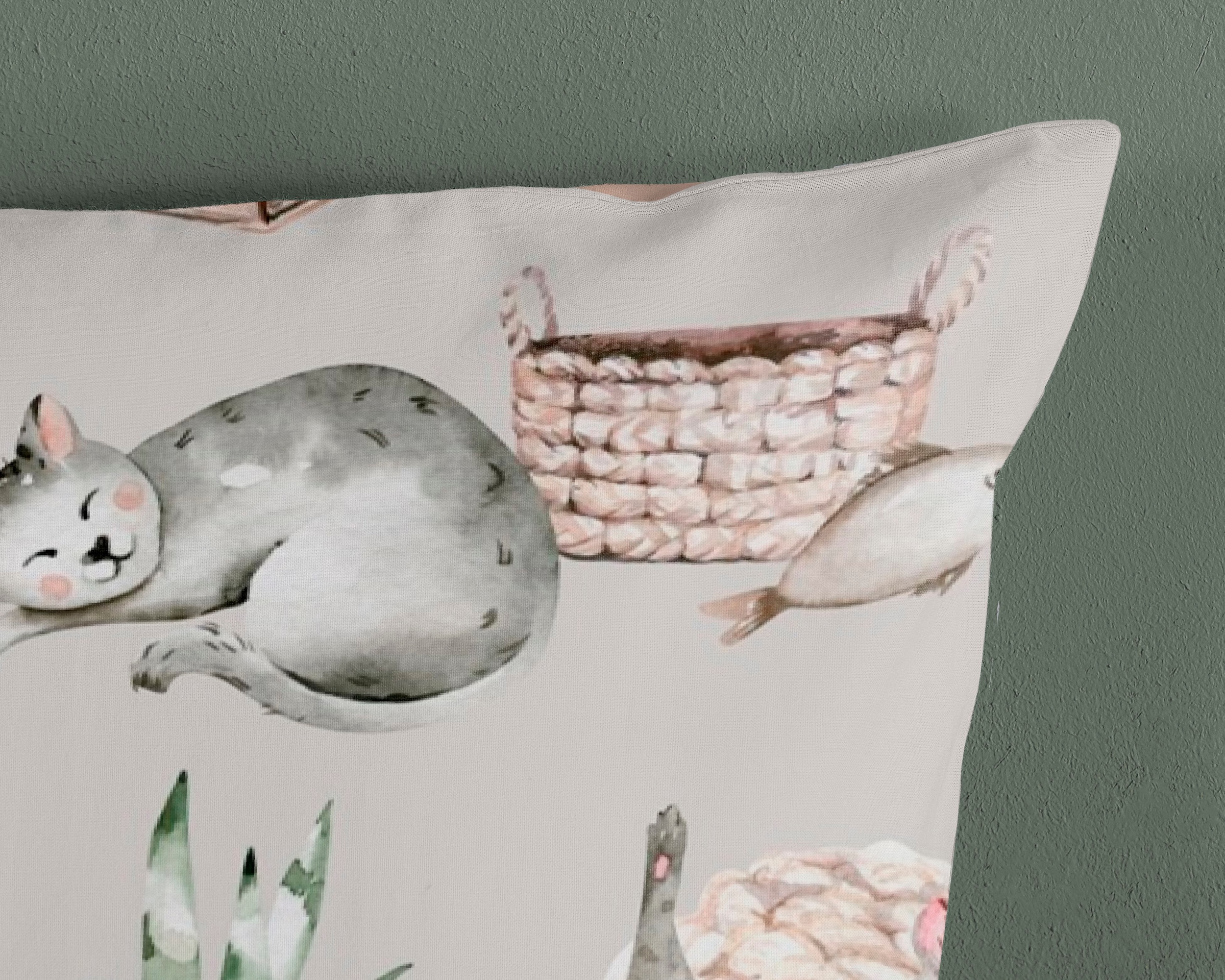 good morning Kinderbettwäsche »Catlife«, Baumwolle, 135x200, Reißverschluss, Wendeoptik, Kind, Katze, Grau