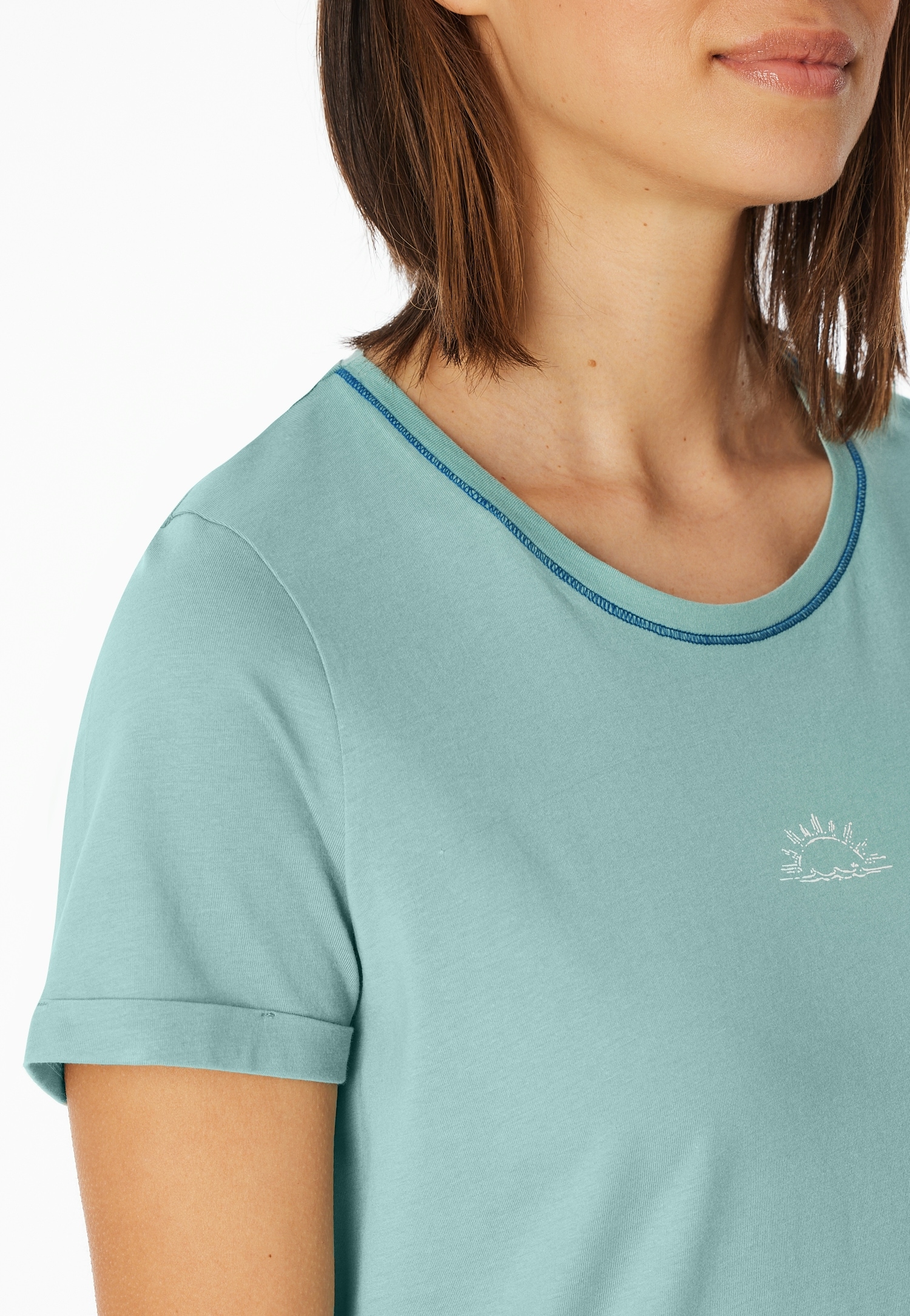 Schiesser Nachthemd »Casual Essentials«, mit Statement-Print