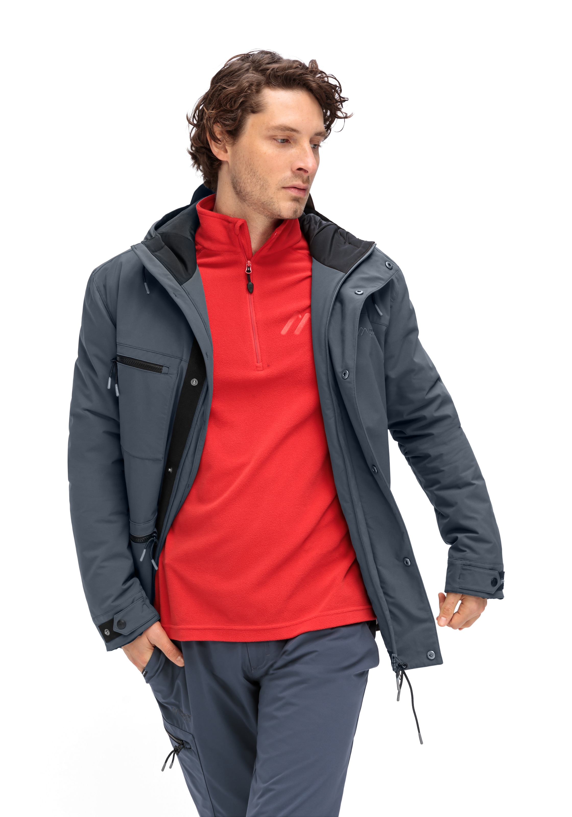 Maier Sports Funktionsjacke »R3 Zed M«, Herren Jacke, wasserdichte Outdoorjacke, Regular Fit