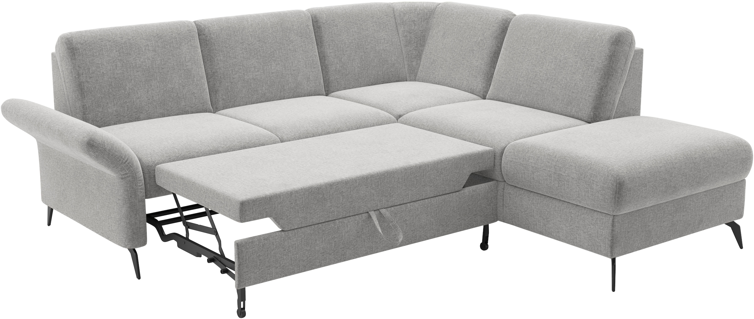 Home affaire Ecksofa »Rochelle«, optional: Armteilverstellung, klappbar, Bettkasen