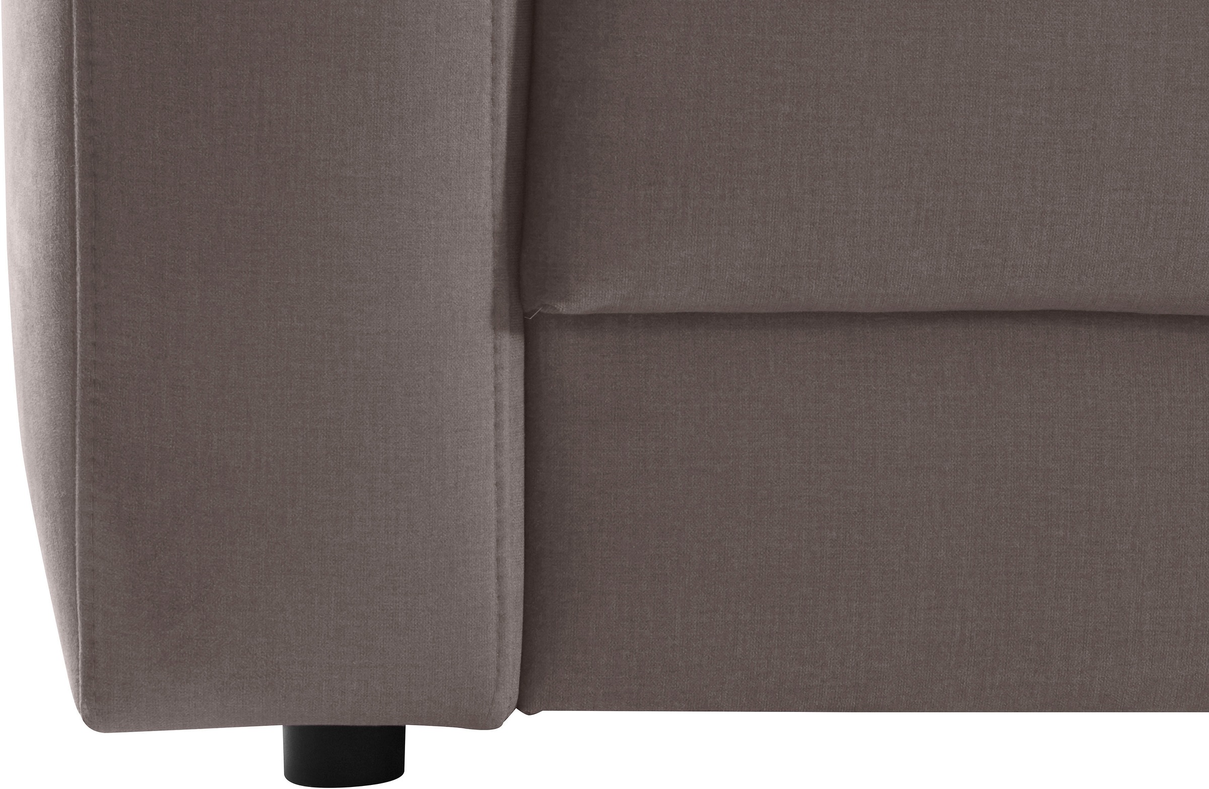 Places of Style Ecksofa »Bloomfield, L-Form«, extra tiefe Sitzfläche, wahlweise mit Sitztiefenverstellung