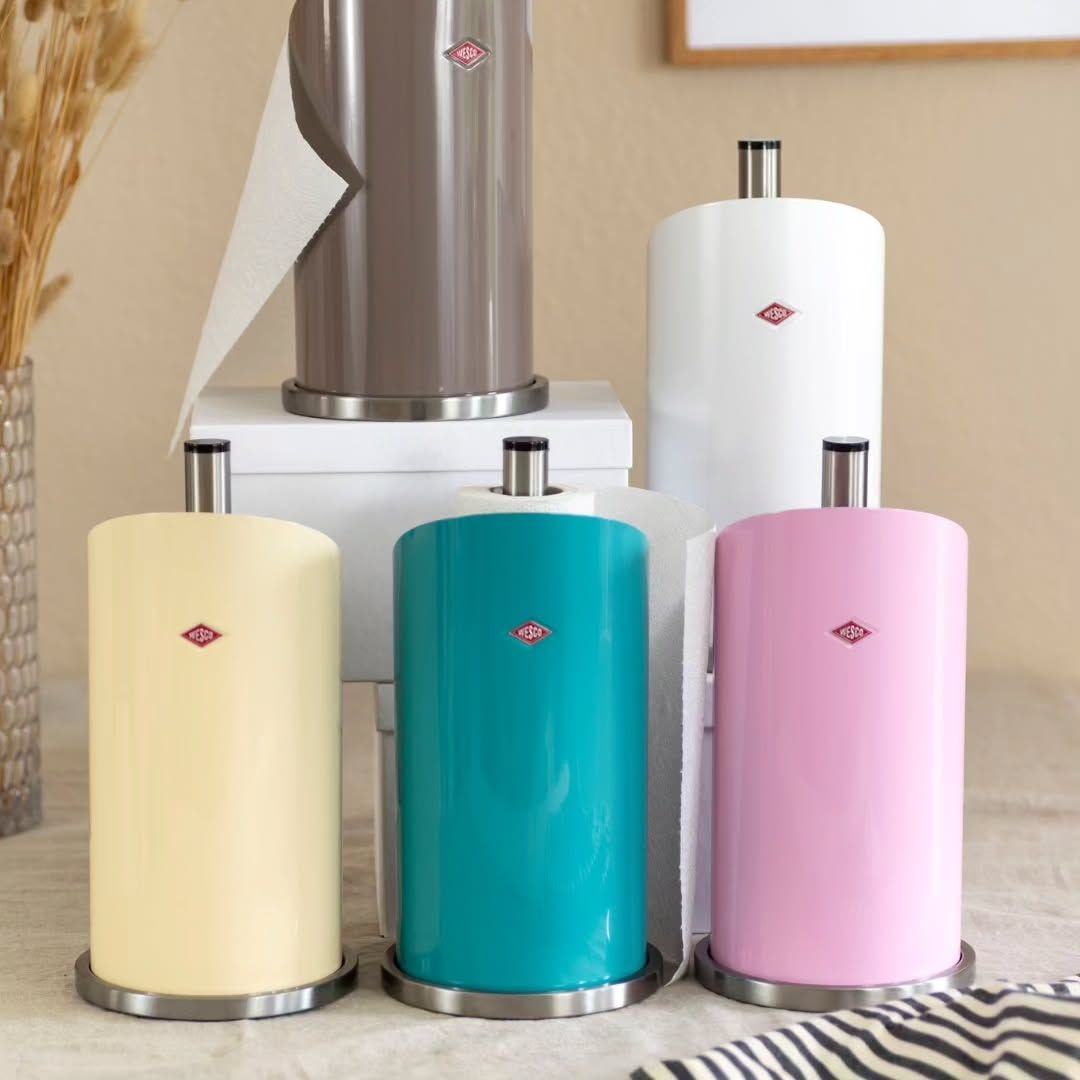 WESCO Küchenrollenhalter »Papierrollenhalter, Höhe ca. 30 cm« für handelsübliche Küchenpapierrollen oder 2-3 Toilettenpapierrollen