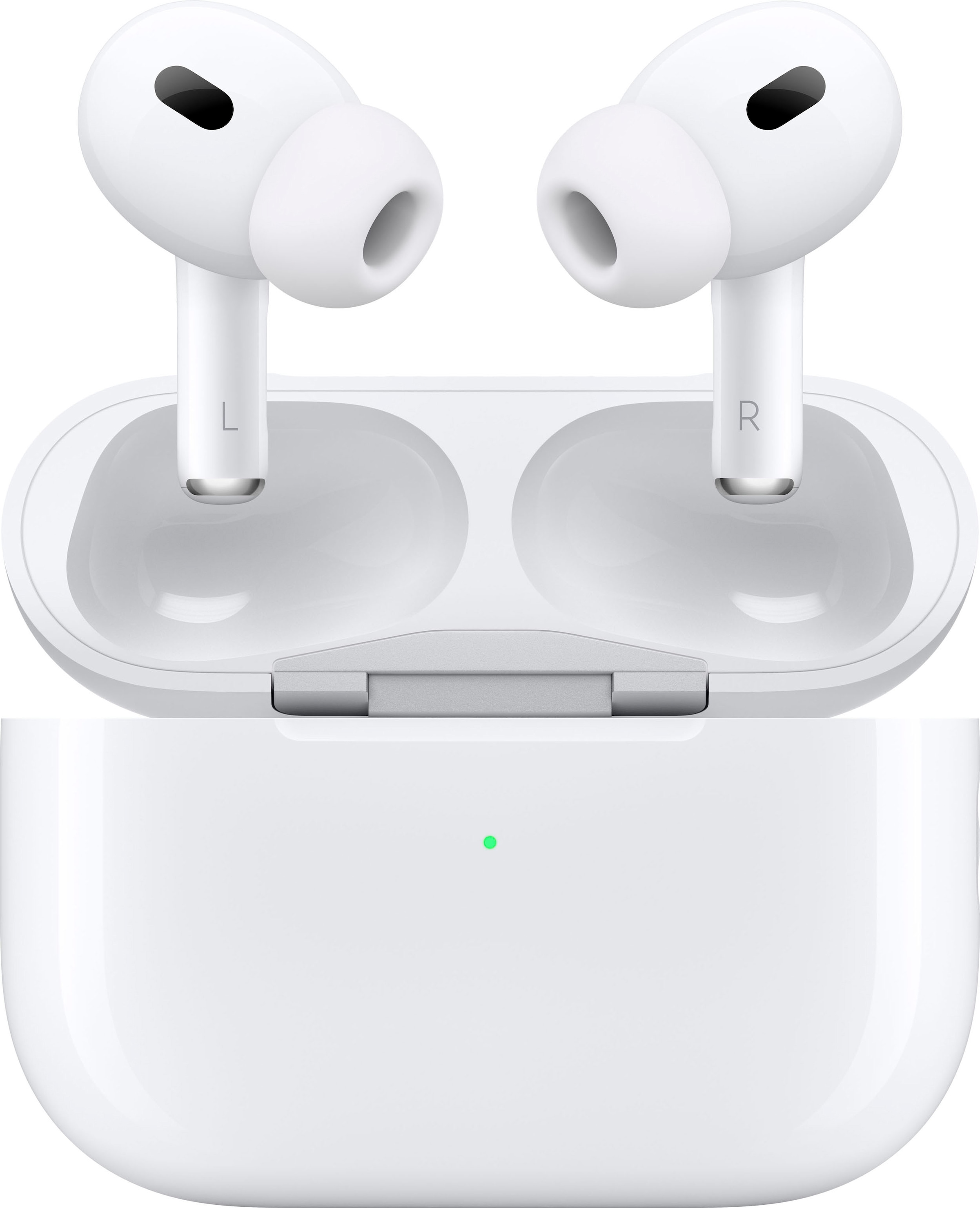 Apple In-Ear-Kopfhörer »AirPods Pro (2. Gen. 2023) mit MagSafe Case (USB-C)«, Bluetooth, Active Noise Cancelling (ANC)-Freisprechfunktion-Transparenzmodus-kompatibel mit Siri