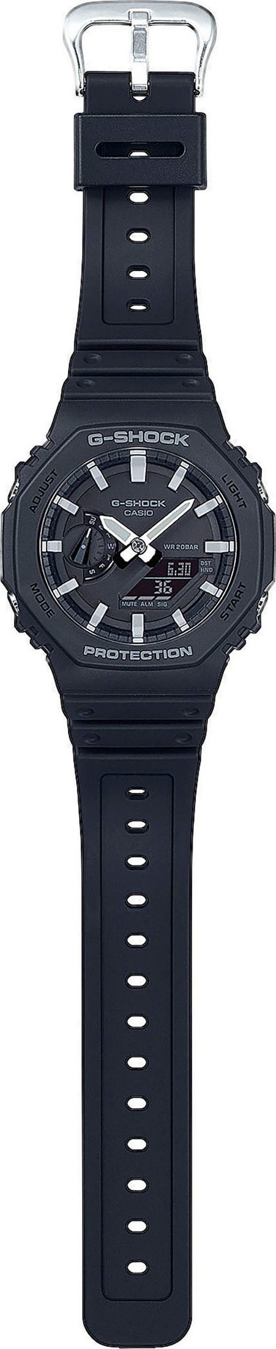 CASIO G-SHOCK Chronograph, Quarzuhr,Armbanduhr,Herrenuhr, digital,bis 20bar wasserd. Resinarmband