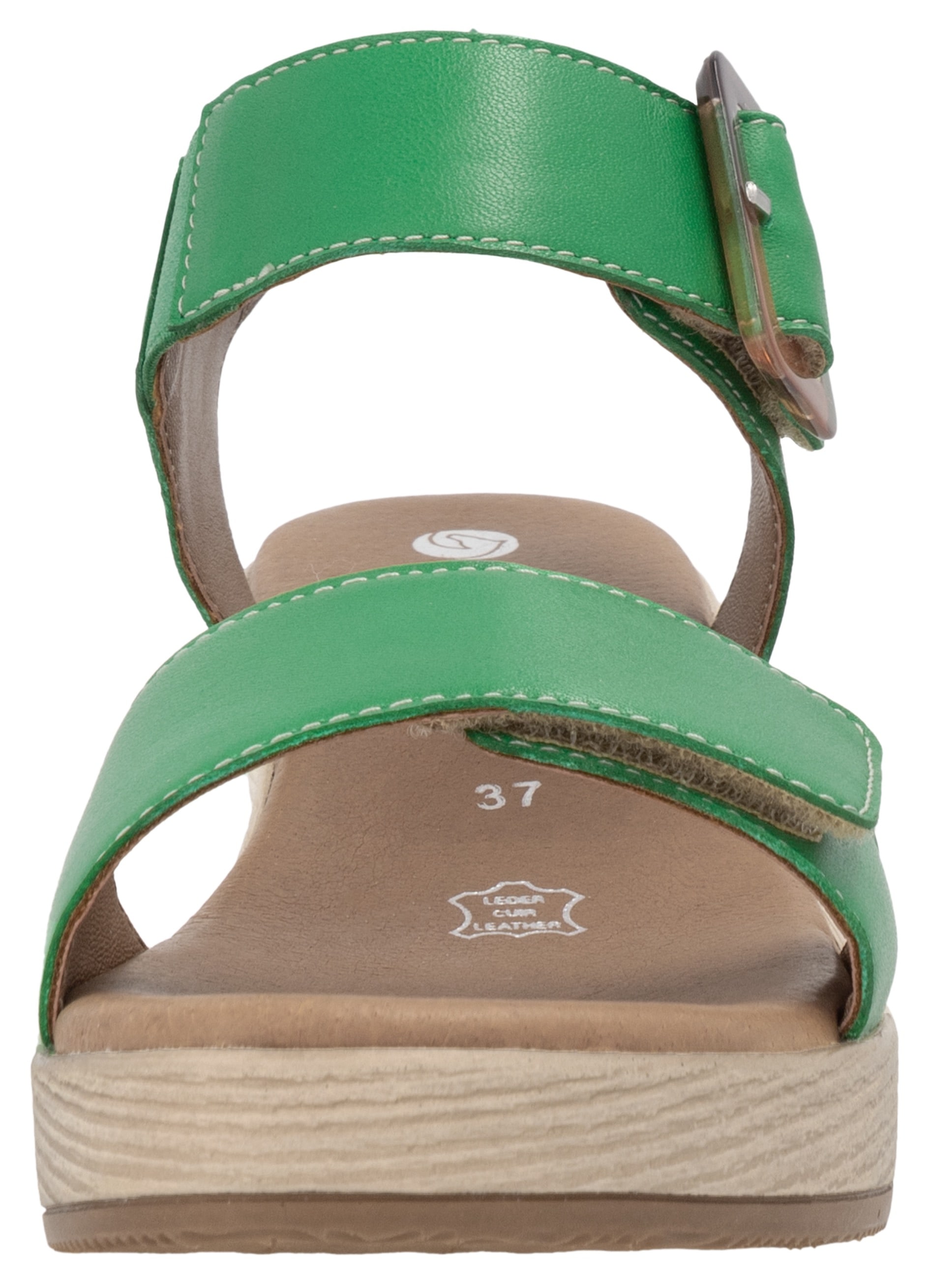 Remonte Sandalette, Blockabsatz, Sommerschuh, Sandale mit Klettverschlüssen