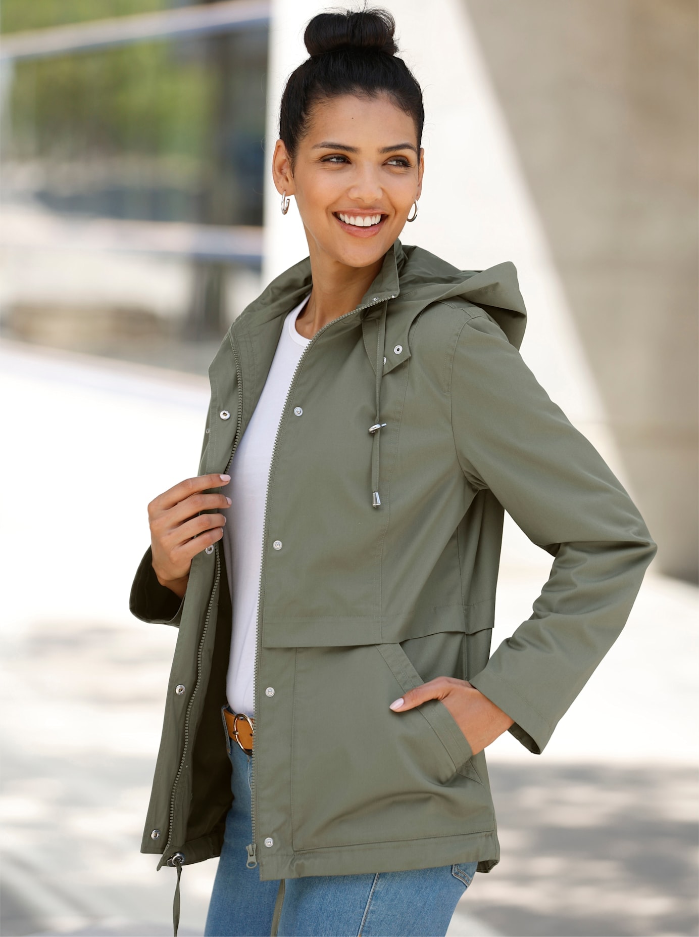 Classic Basics Anorak mit Kapuze
