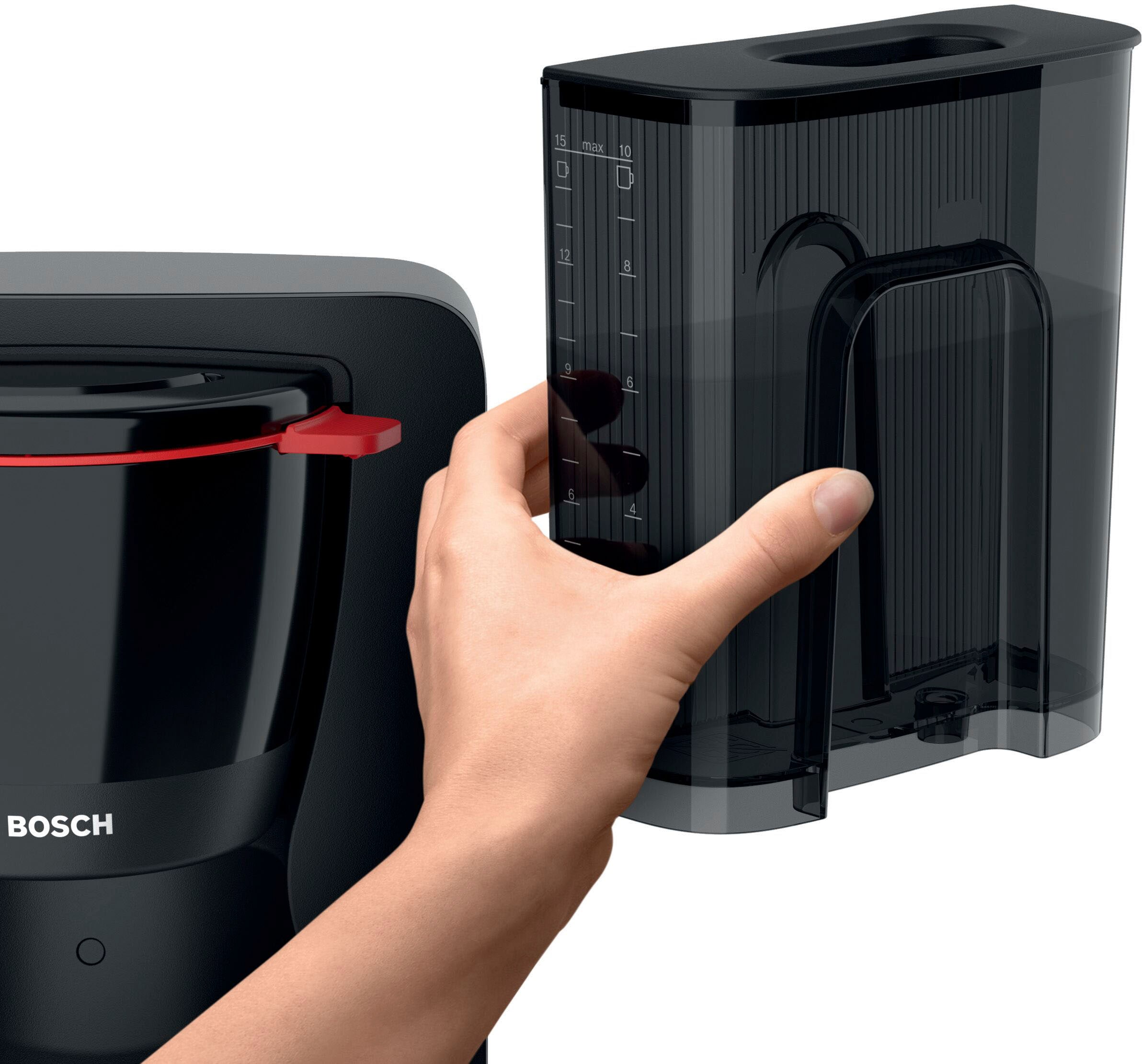 BOSCH Filterkaffeemaschine »MyMoment TKA2M113«, 1,25 l Kaffeekanne, Papierfilter, 1x4, für 10-15 Tassen, Glaskanne, 40min Warmhaltefunktion, 1200 W