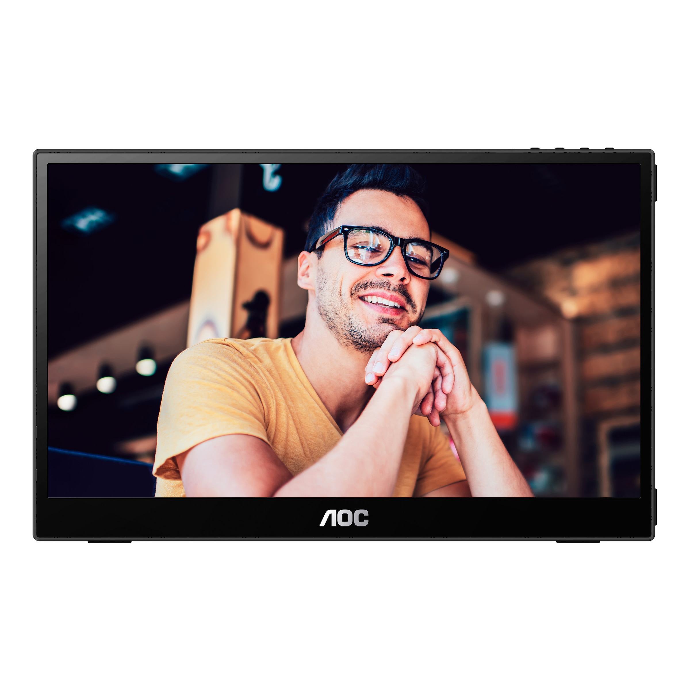 AOC Portabler Monitor »16T3EA« 39,5 cm/16 ″  1920 x 1080 px Full HD 4 Reaktionszeit 60 Hz