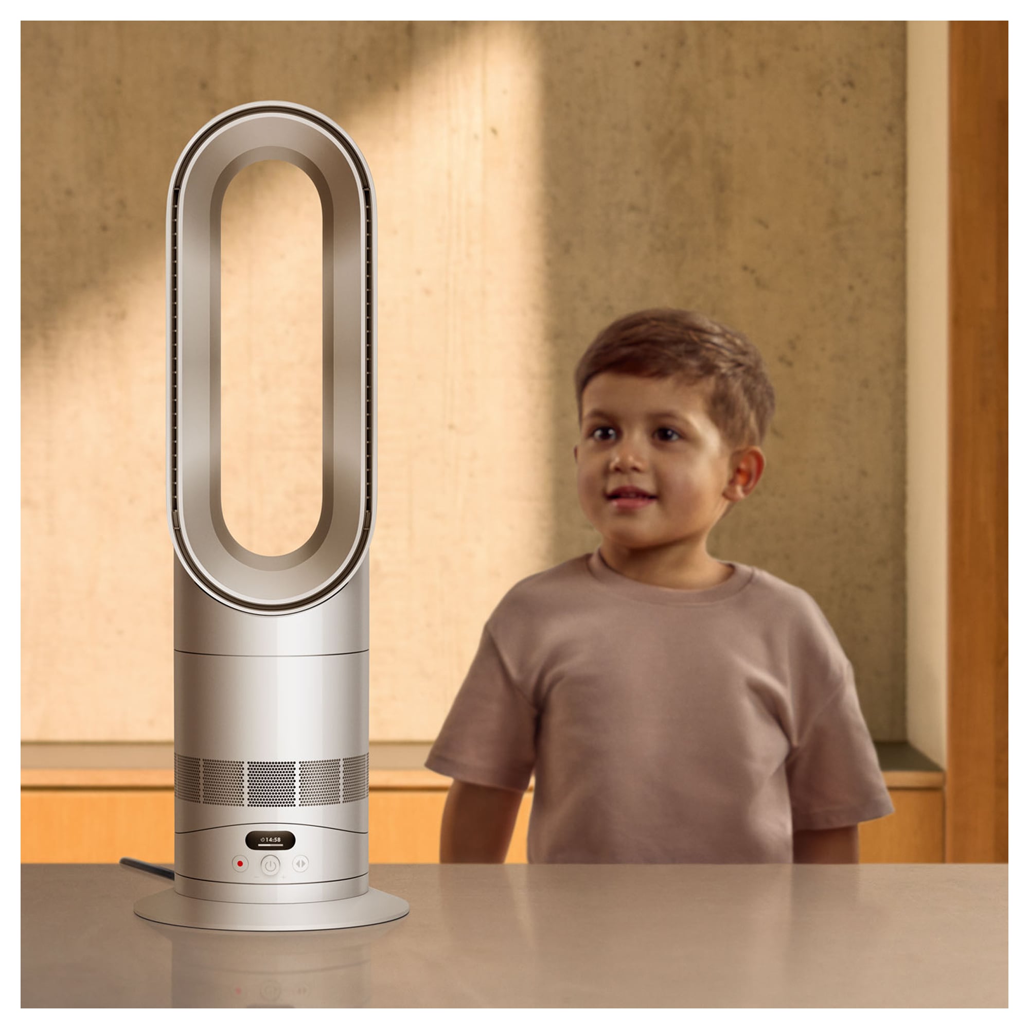 DYSON Standventilator »AM15 Hot&Cool HF1,  2 in 1 Ventilator & Heizlüfter für jede Jahreszeit« Air Multiplier, Sleep-Timer, 10 Einstellungen, App-Anbindung