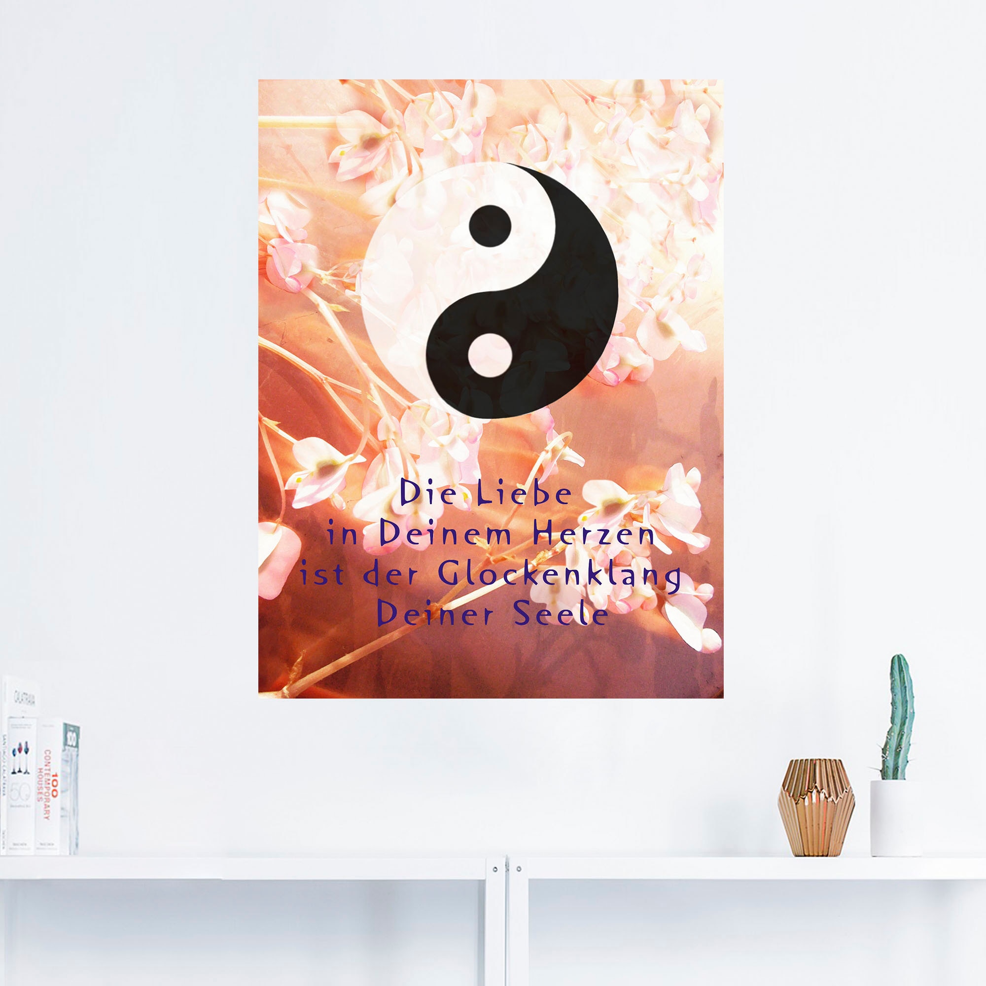 Artland Wandbild »Yin Yang Glockenklang«, Spirituelle Bilder, (1 St.), als  Alubild, Leinwandbild, Wandaufkleber oder Poster in versch. Größen auf  Raten bestellen