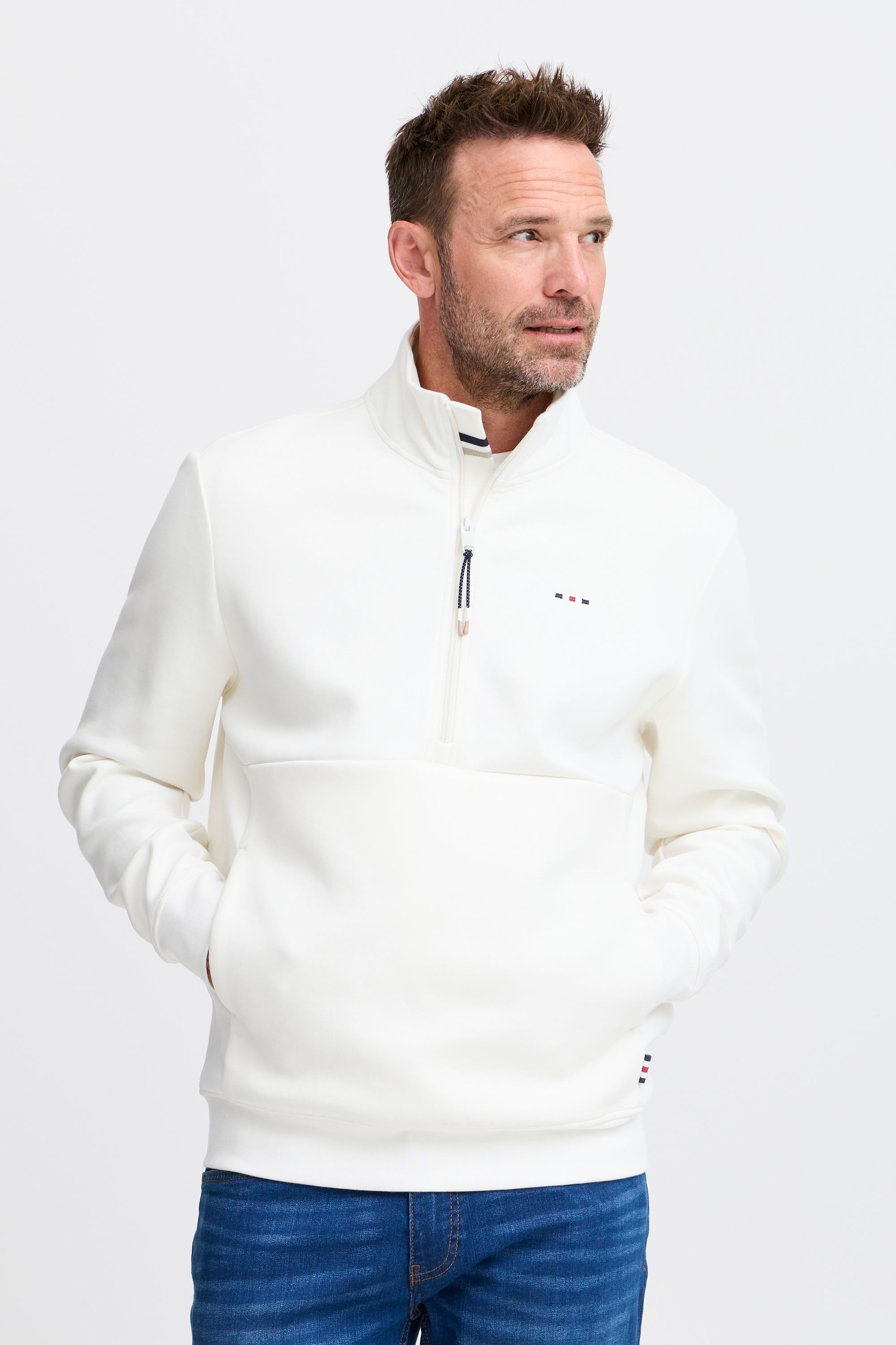 FQ1924 Troyer »Troyer FQWILLIAM zipneck sweatshirt«