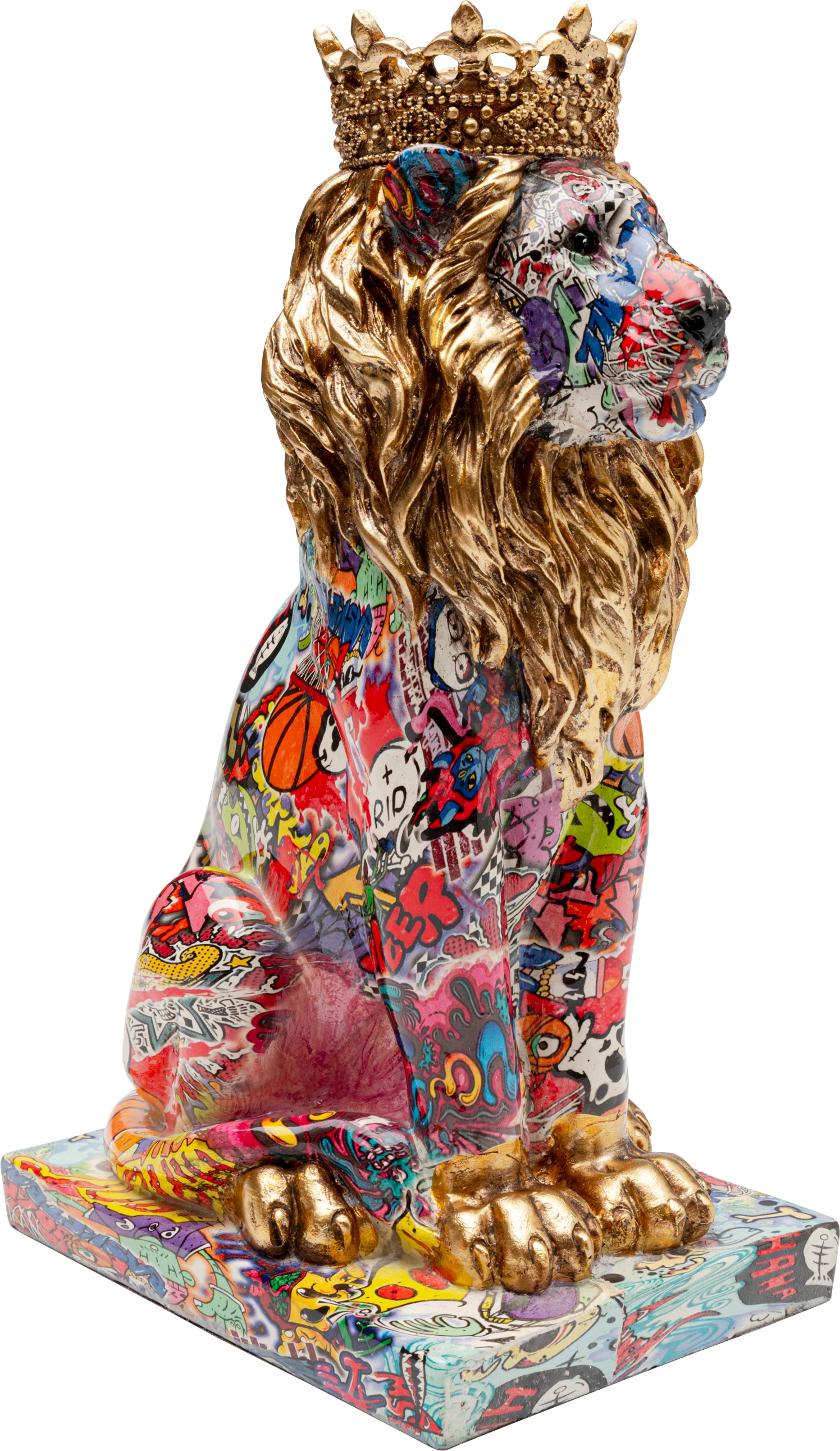 Kare Design Dekofigur »Graffiti King Lion 29cm«