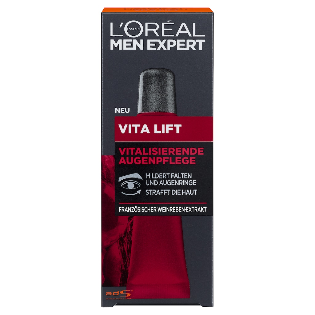 L'ORÉAL PARIS MEN EXPERT Augencreme »Vita Lift«, mit hochdosierter Anti-Falten Wirkung