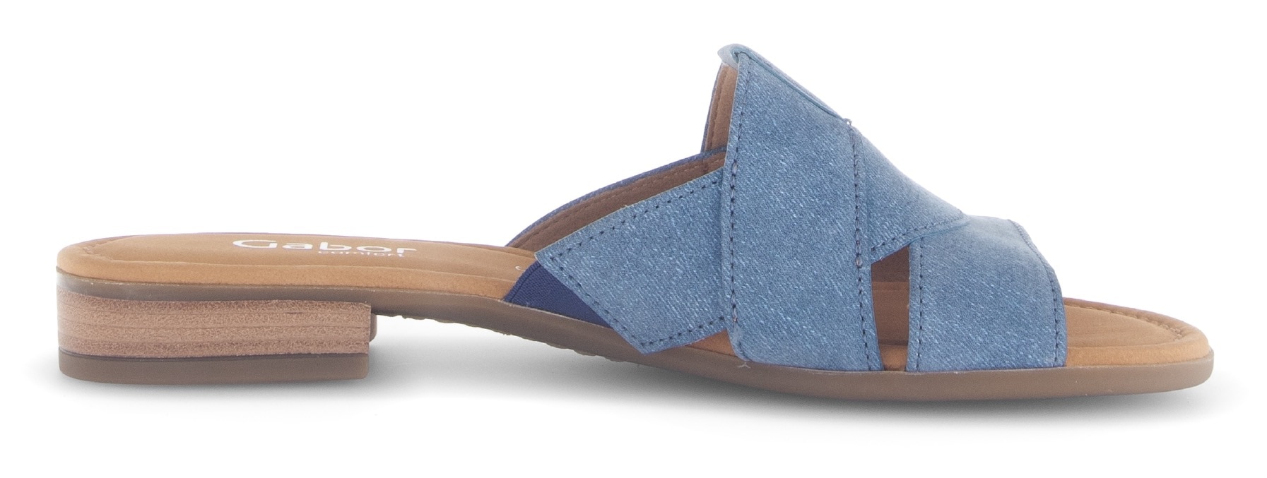 Gabor Pantolette »RHODOS«, Blockabsatz, Sommerschuh, Komfortschuh in Bequemweite G (= weit)