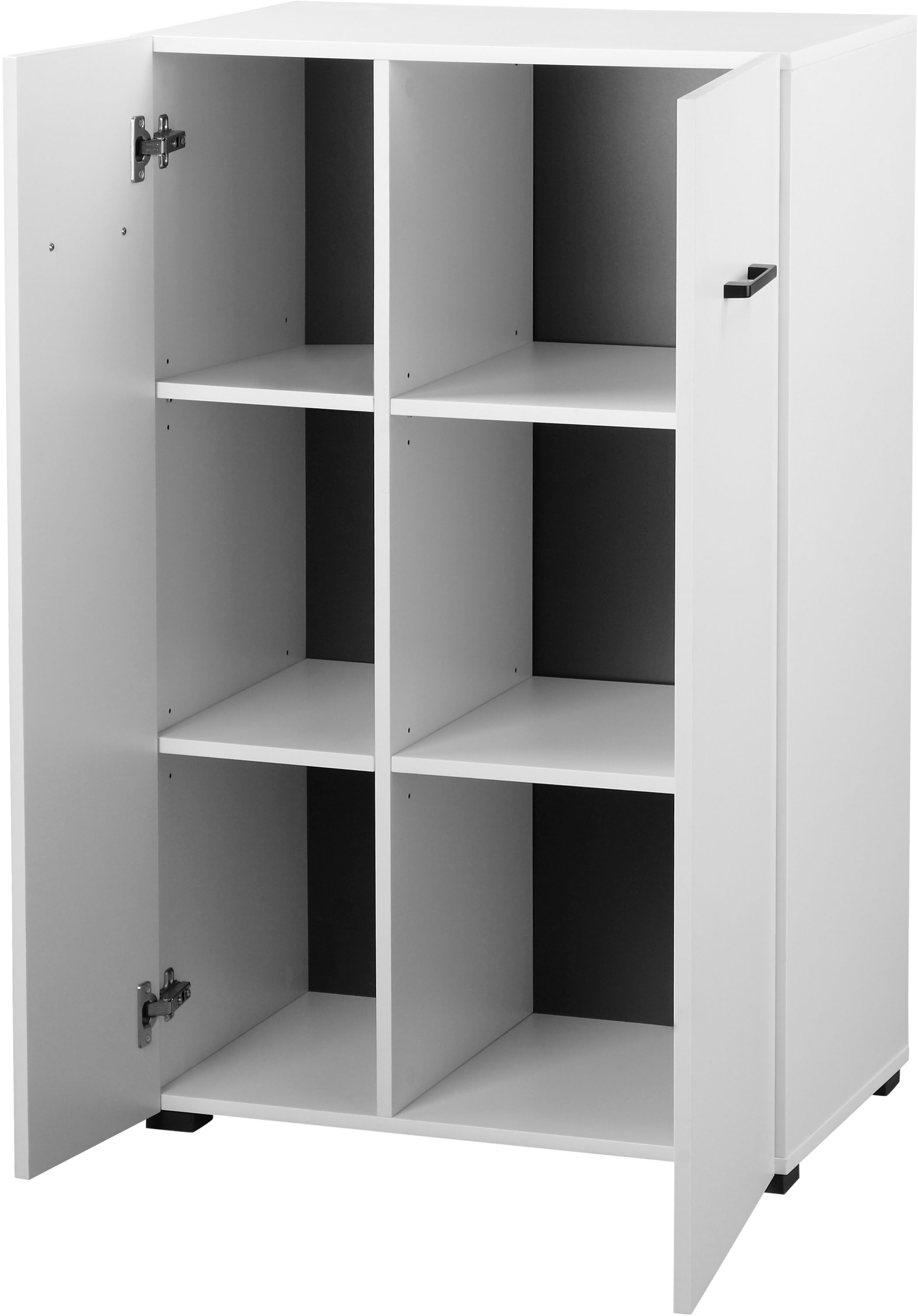 Places of Style Aktenschrank »Moid; Mehrzweckschrank,«, moderne Kommode mit viel Stauraum, Maße 64,5 x 41,5 x 106 cm