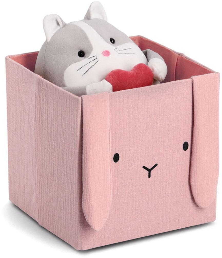 Zeller Present Aufbewahrungsbox »"Hase", Musselin« Tiermotiv, kinderfreundlich, faltbar