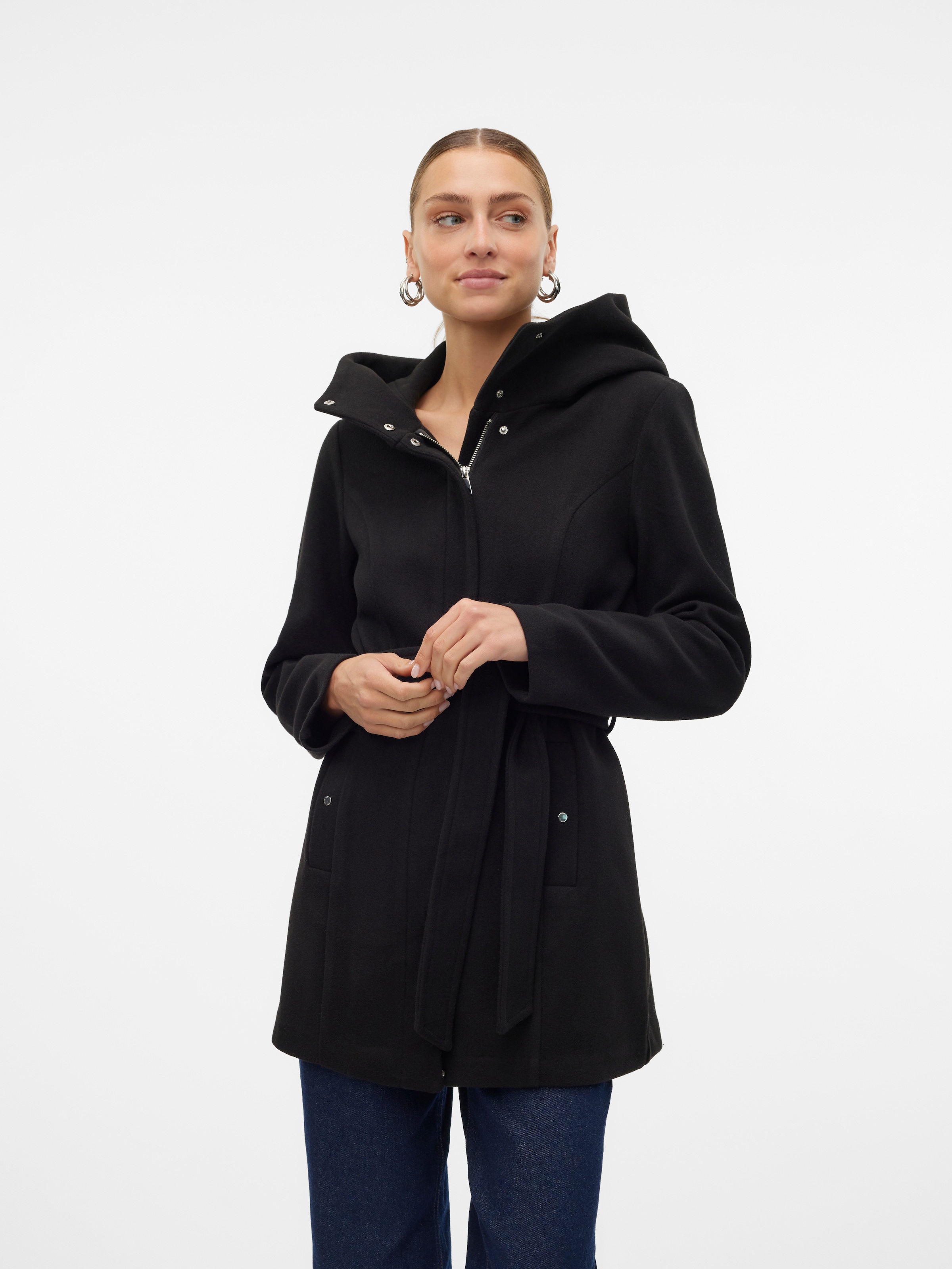 Vero Moda Langjacke »VMPOPLIVA JACKET GA BOO«, mit Kapuze