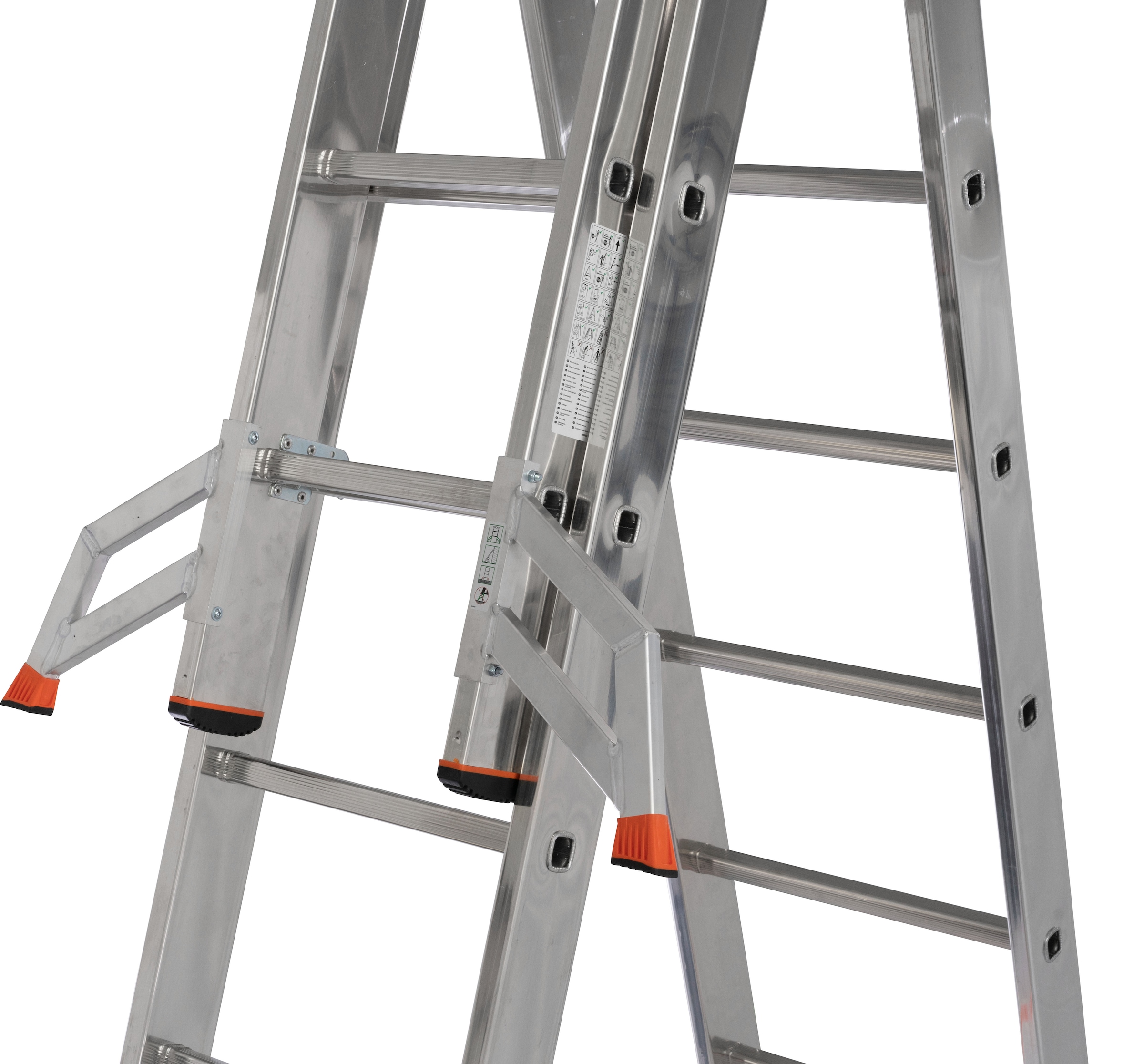 KRAUSE Vielzweckleiter »Tribilo« Alu, 3x10 Sprossen, Arbeitshöhe ca. 765 cm