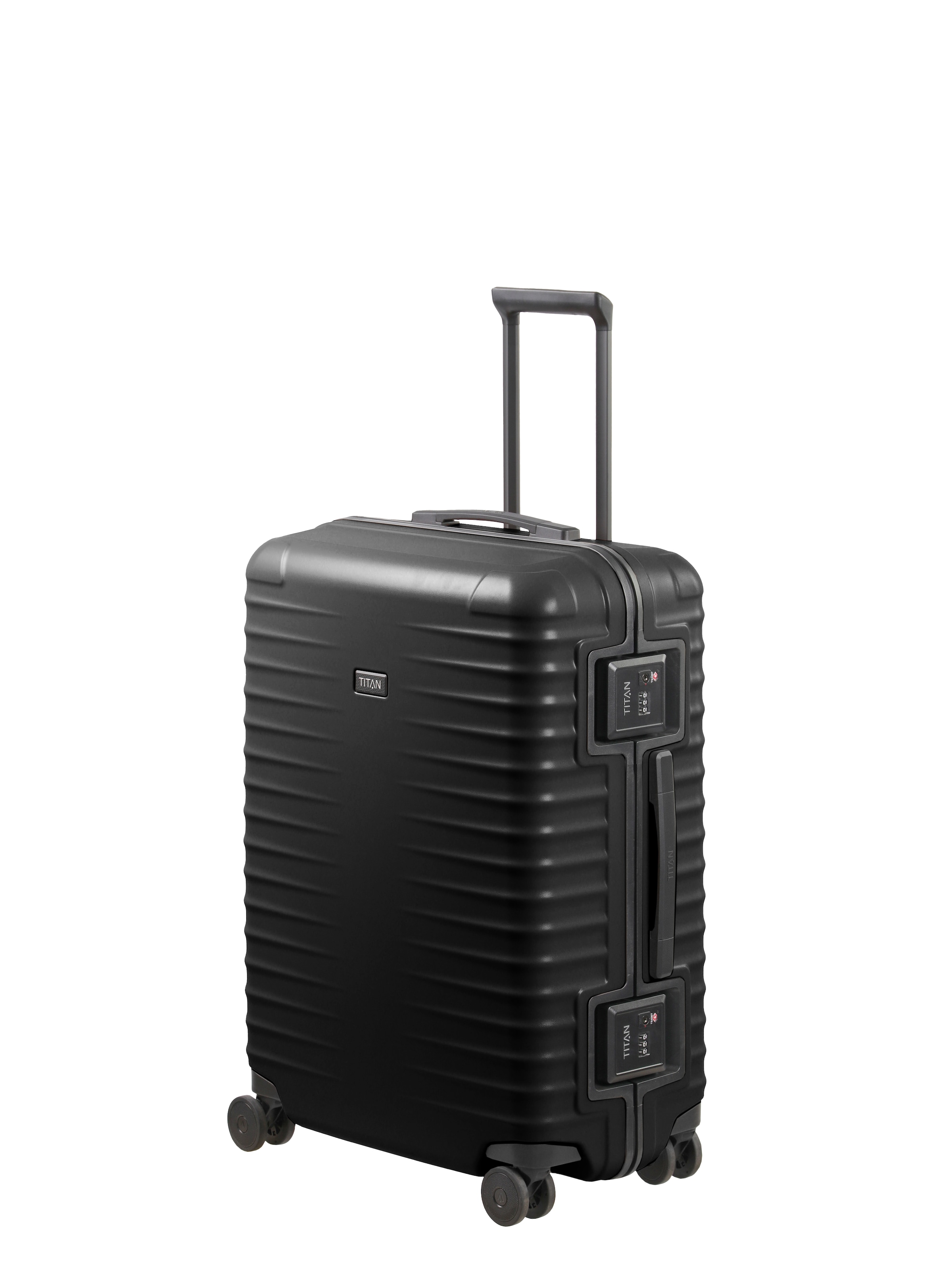 TITAN - Made in Germany Trolley »OVERSEAS Koffer Hartschale« 84 l 4 Rollen mit TSA-Rahmenschloss, intelligenter Innenaufteilung Größe M+