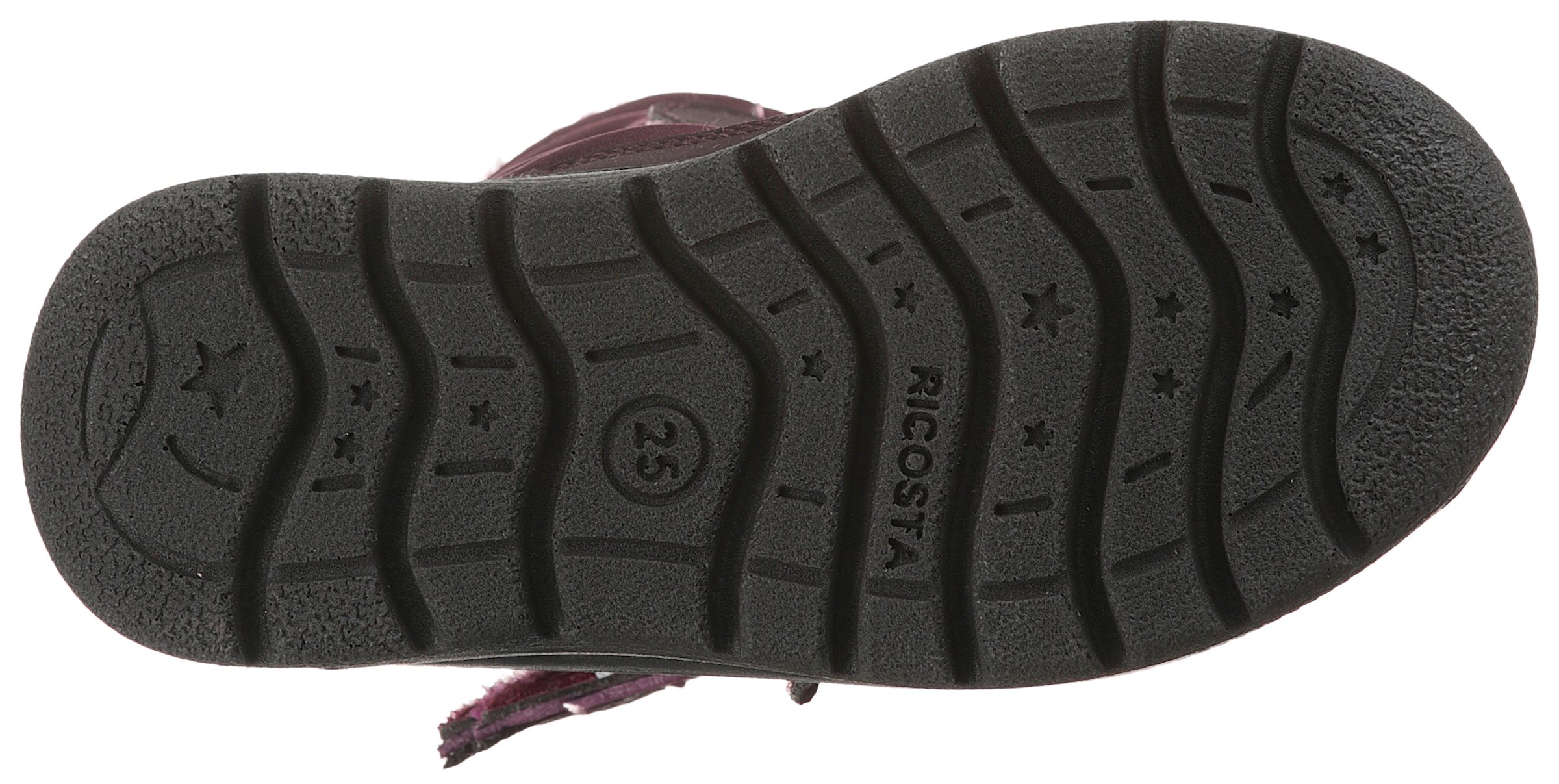 Ricosta Winterstiefel »Garei WMS: normal«  Snowboots mit Sympatex, Größenschablone zum Download