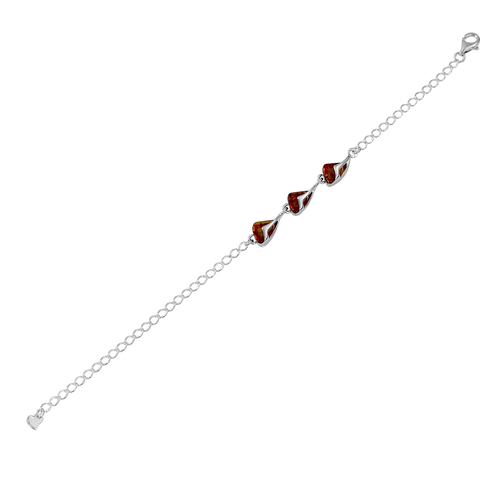 OSTSEE-SCHMUCK Armband »- Tilde - Silber 925/000 - Bernstein«