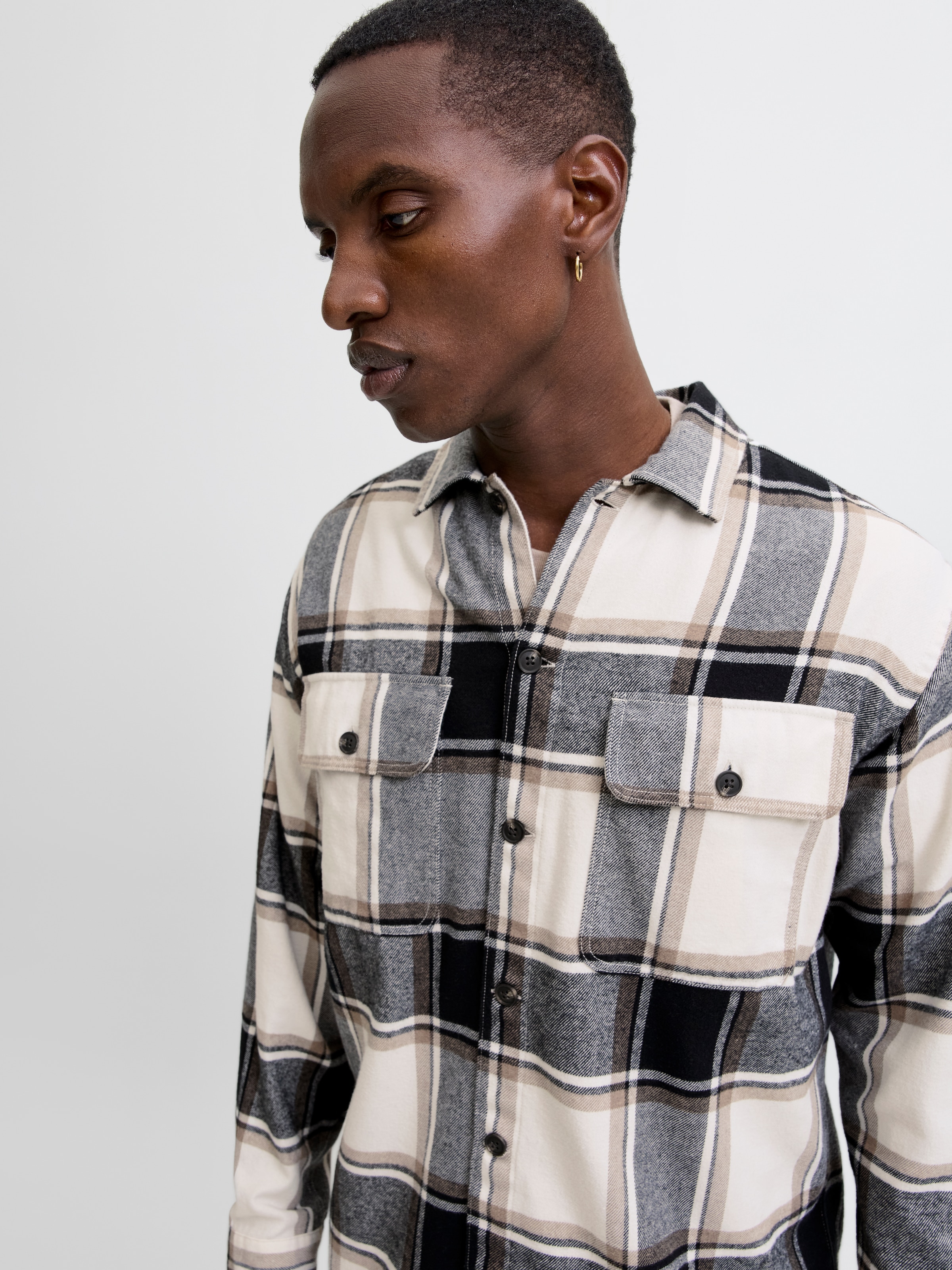 Jack & Jones Langarmhemd »JJECHARGE OVERSHIRT LS NOOS«