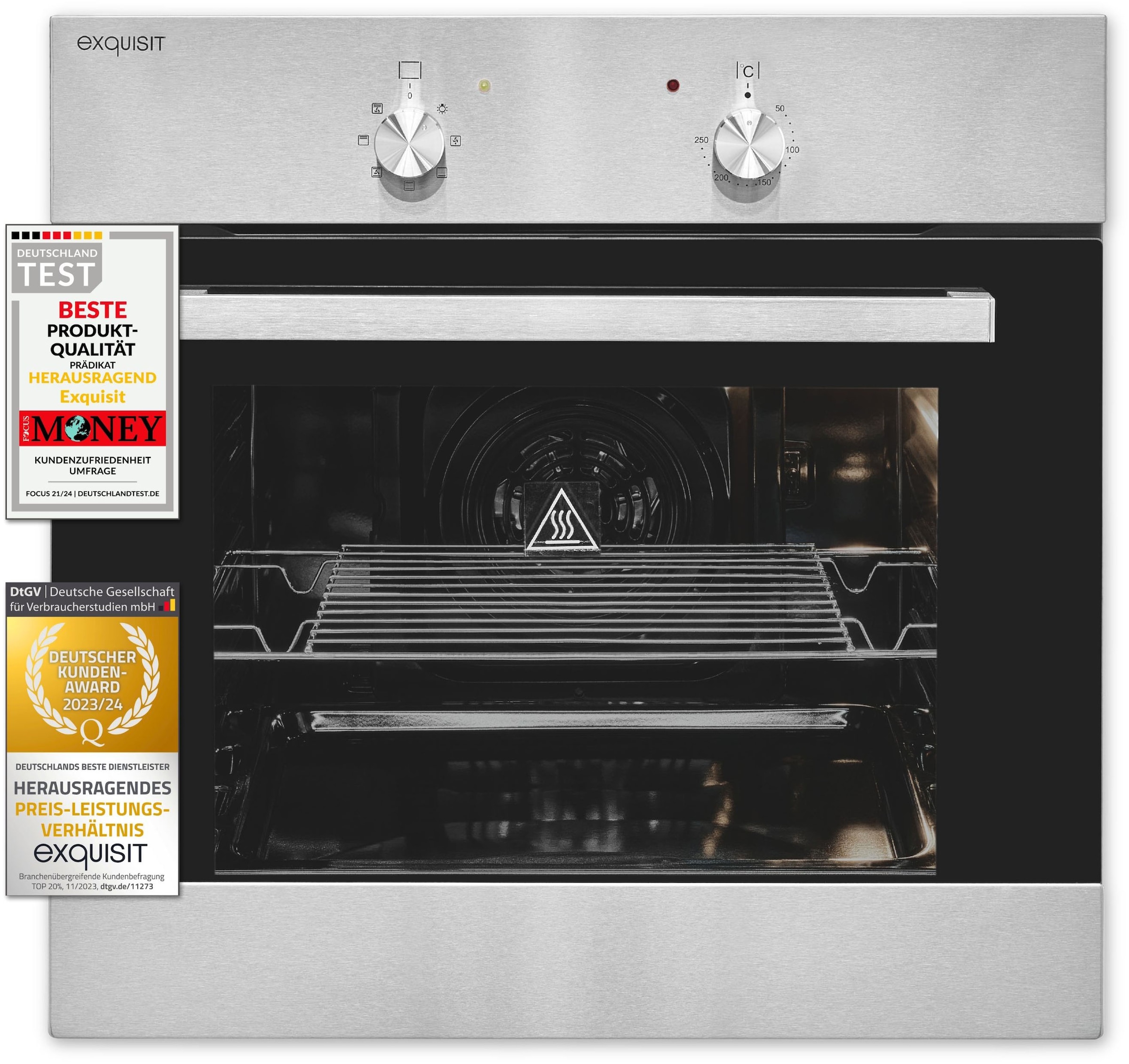 exquisit Einbaubackofen  »EBE 555-1.2 U«