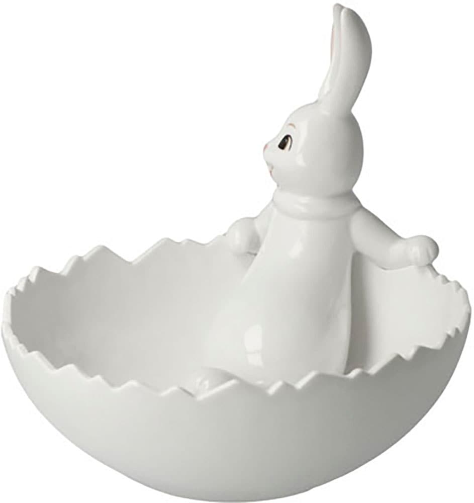 Goebel Osterhase »Figur Hase mit Schale Snow White - Sweets for my Sweet«, Osterfigur, Dekofigur, Ostern, Osterdekoration