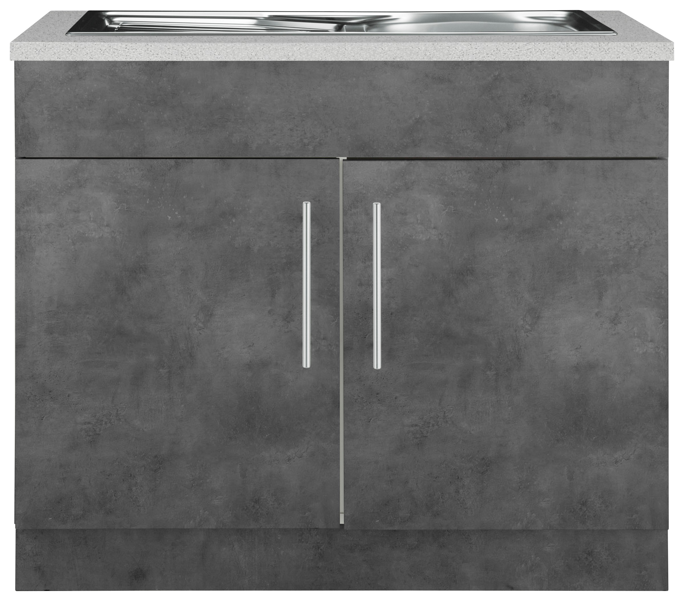 wiho Küchen Spülenschrank "Cali" 100 cm breit
