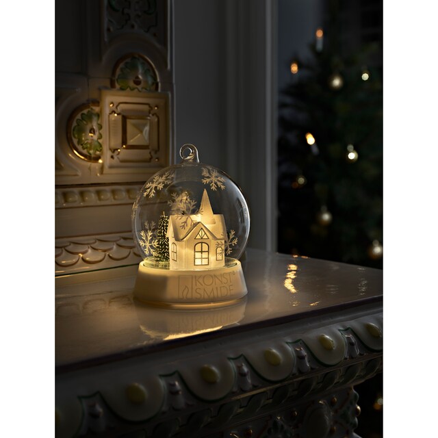 KONSTSMIDE LED Dekolicht »Weihnachtsdeko«, 1 flammig-flammig, LED  Dekoglaskugel Haus mit 3 Funktionen, batteriebetrieben, für innen online  kaufen | mit 3 Jahren XXL Garantie
