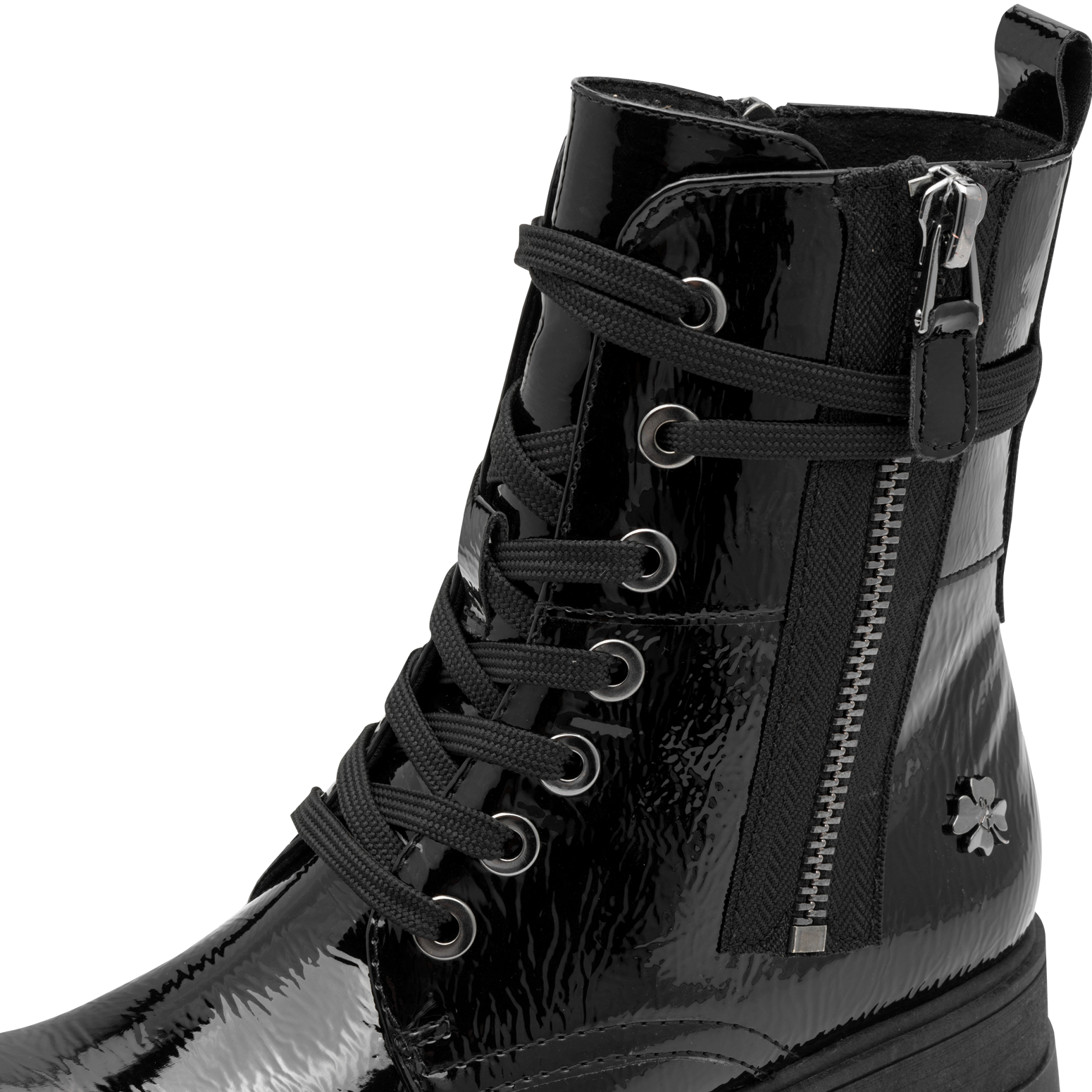 MARCO TOZZI by GMK Schnürboots  , Blockabsatz, Schnürboots mit Zierreißverschluss außen