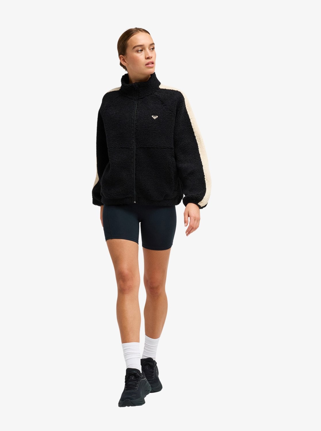 Roxy Fleecejacke »BOUNDLESHORT SLEEVE SPIRIT SOLID ZIP« für Erwachsene, aus Polyester